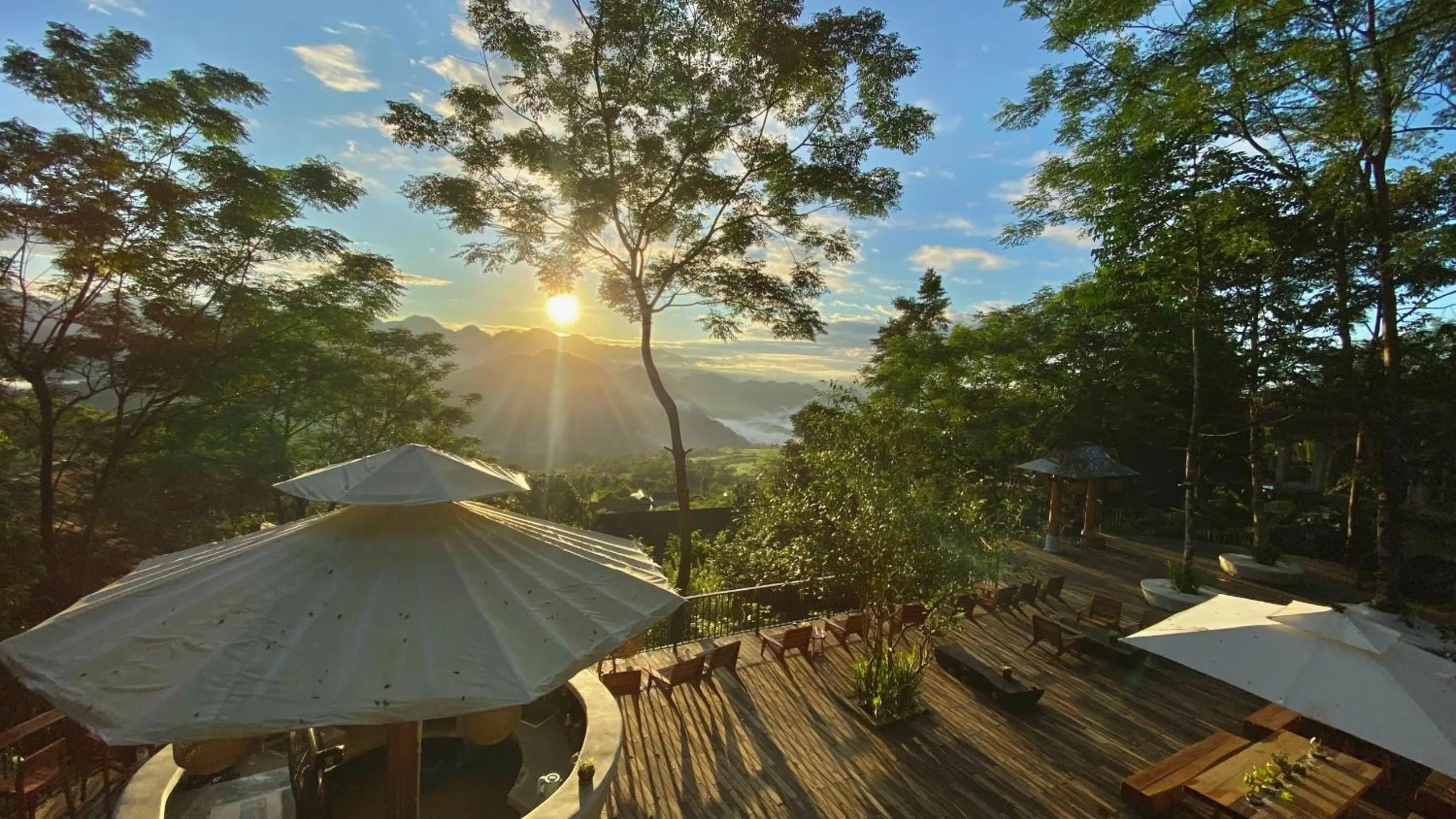 Natural landscape in Pu Luong Eco Garden