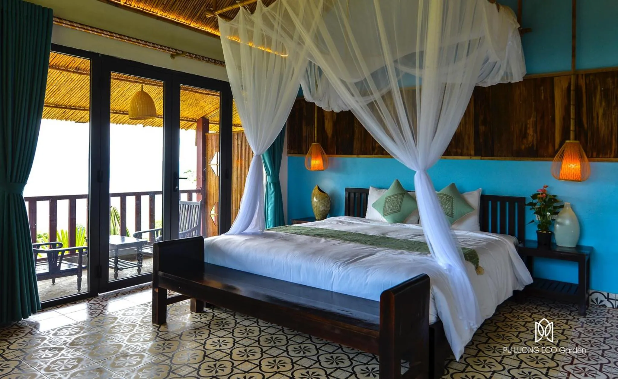 Bed in Pu Luong Eco Garden