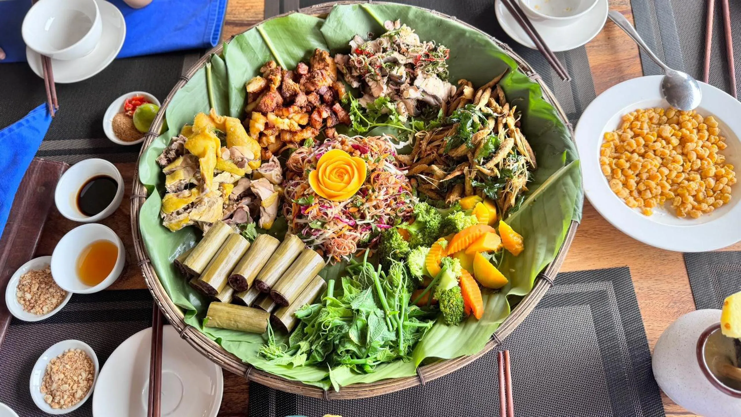 Food and drinks in Pu Luong Eco Garden