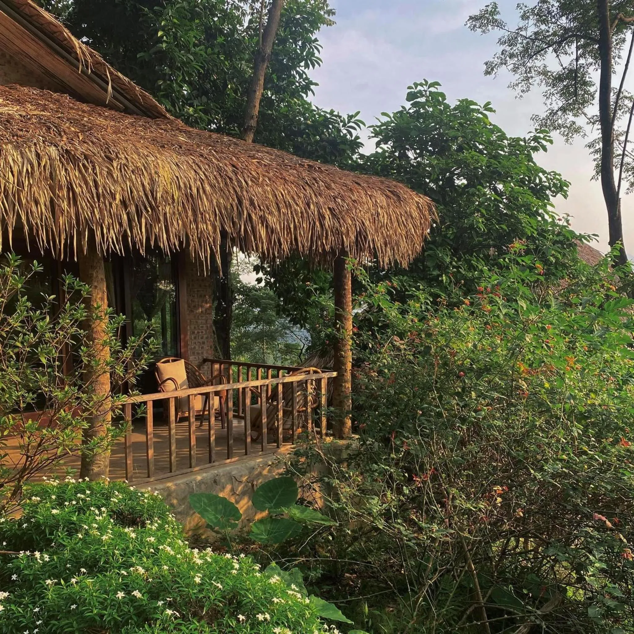 Balcony/Terrace in Pu Luong Eco Garden