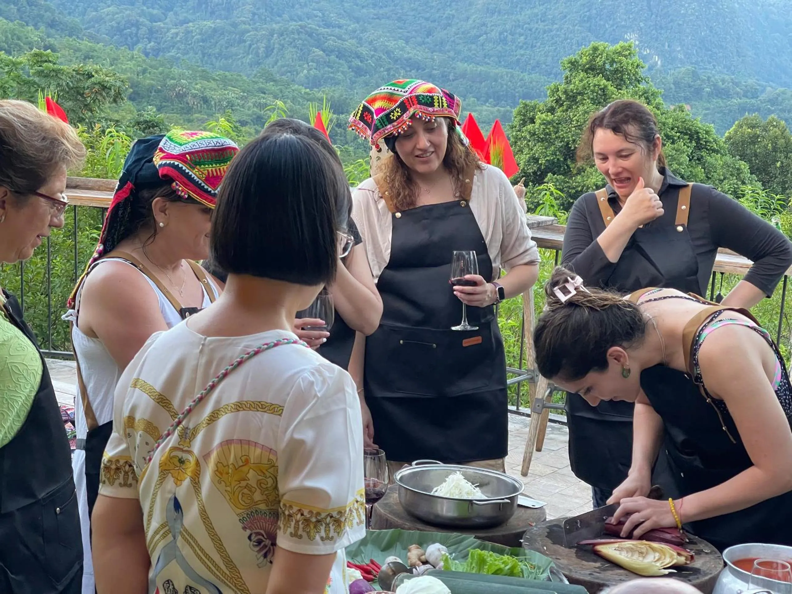 Food and drinks in Pu Luong Eco Garden
