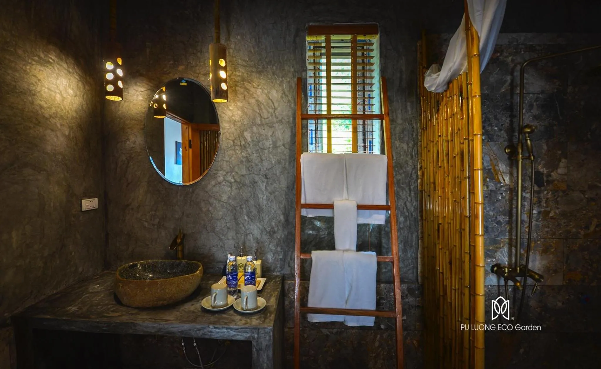 Bathroom in Pu Luong Eco Garden