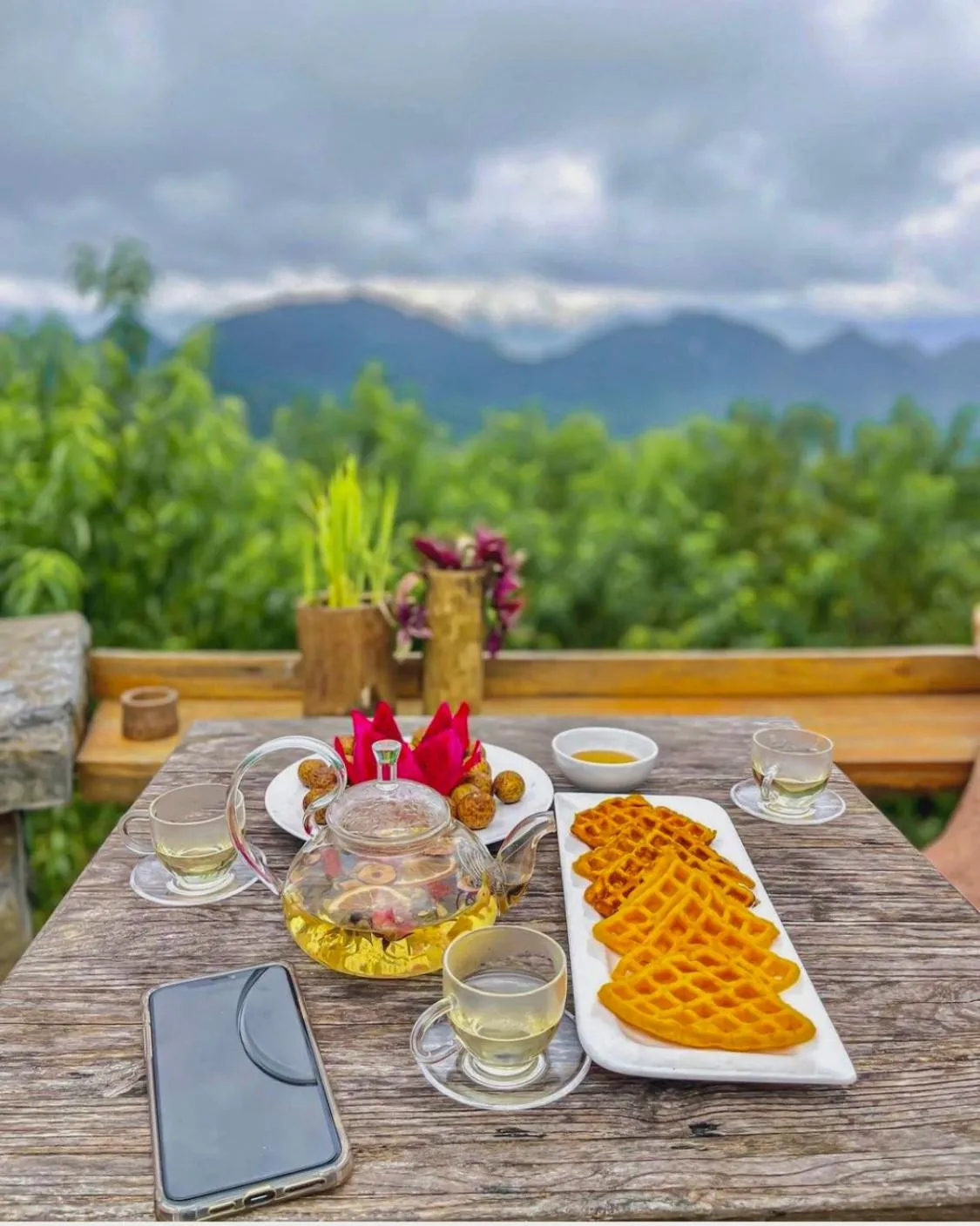 Food and drinks in Pu Luong Eco Garden