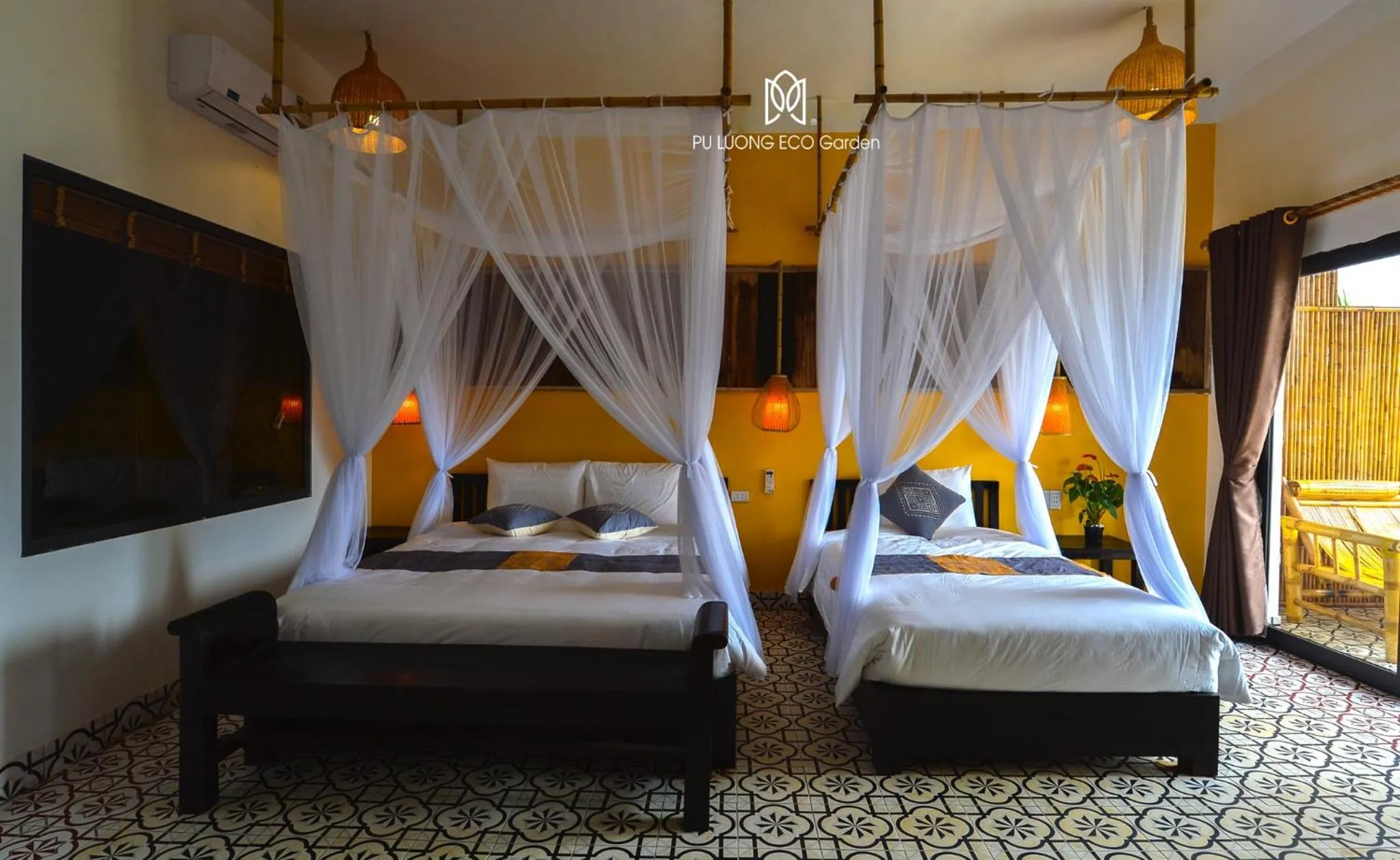 Bed in Pu Luong Eco Garden
