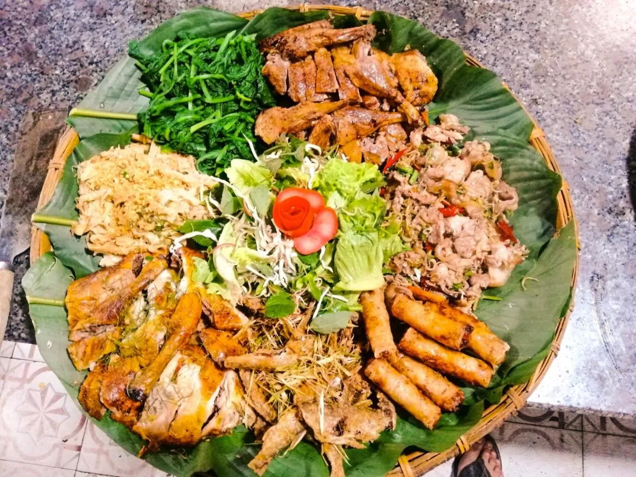 Food in Pu Luong Eco Garden