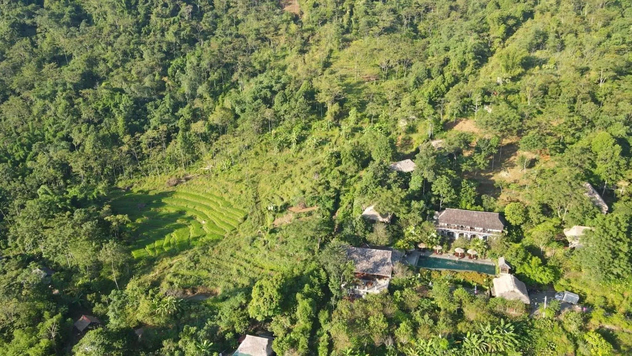 Natural landscape in Pu Luong Eco Garden