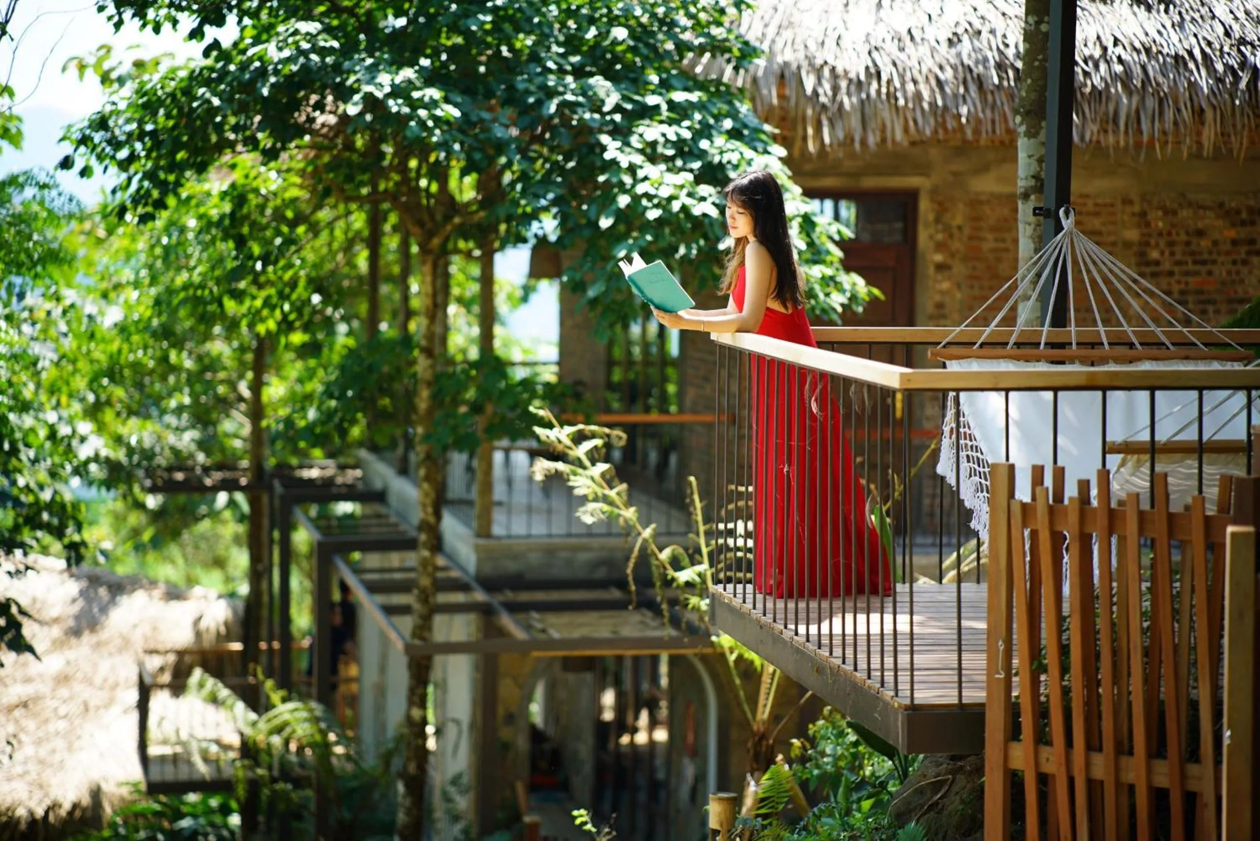 Balcony/Terrace in Pu Luong Eco Garden