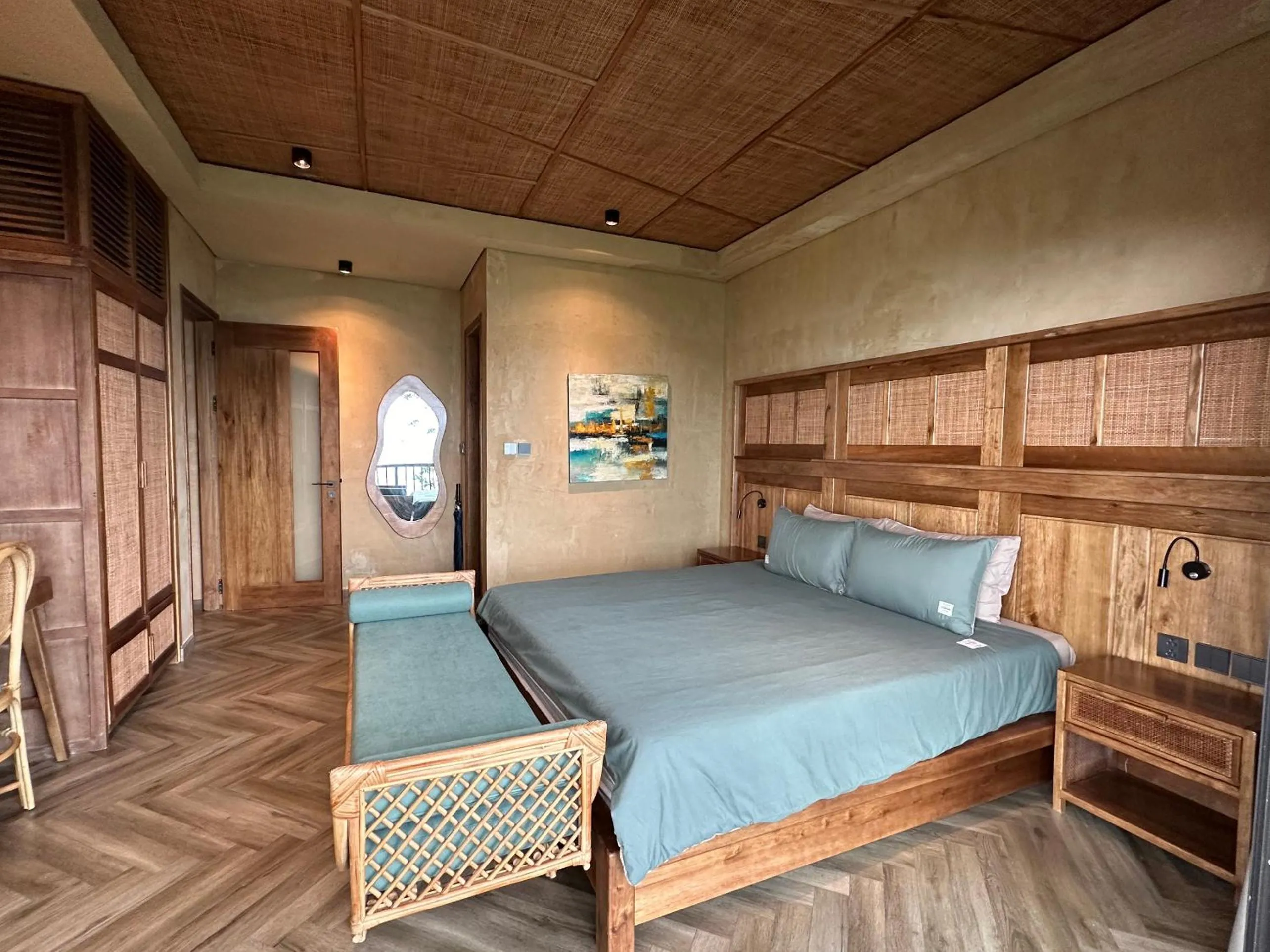 Bedroom, Bed in Pu Luong Eco Garden