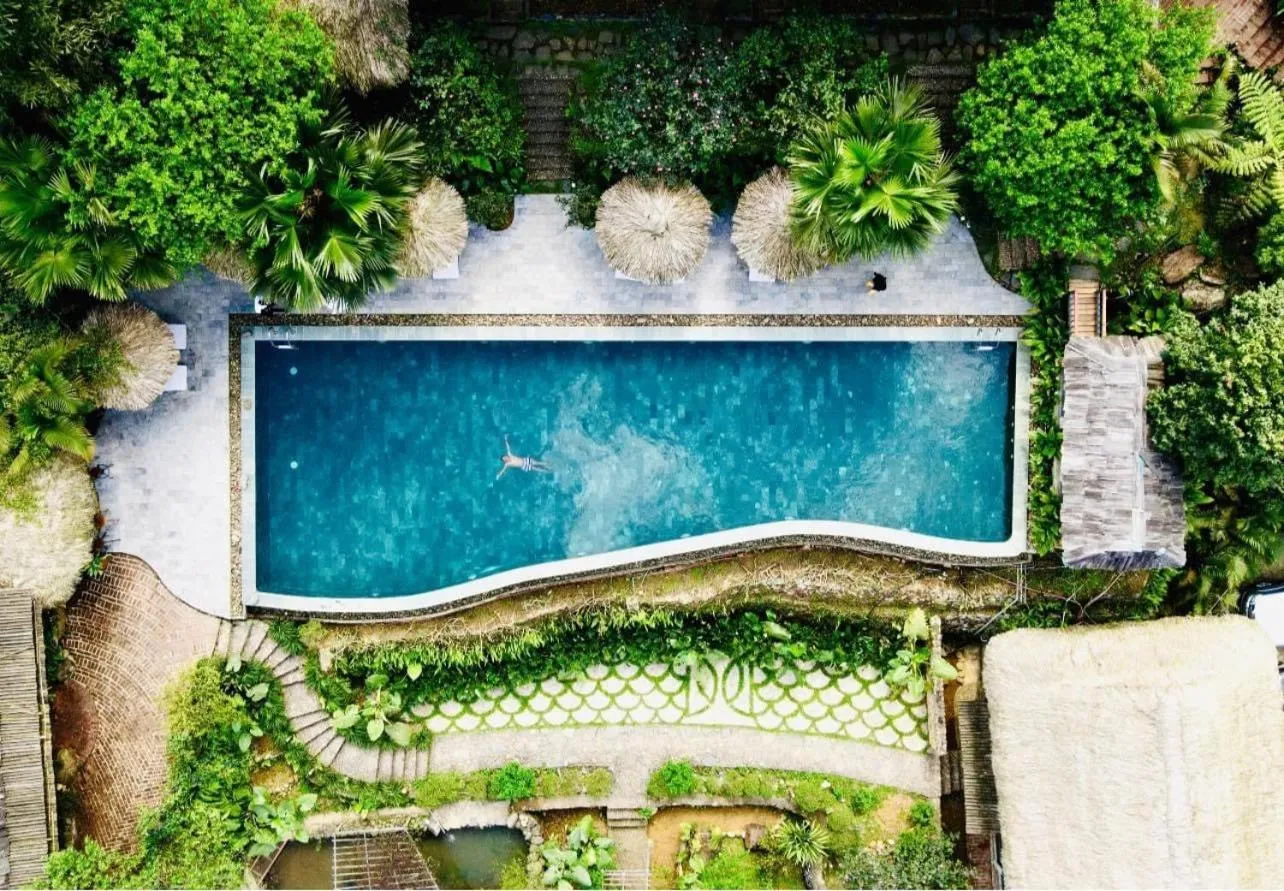 Swimming pool in Pu Luong Eco Garden