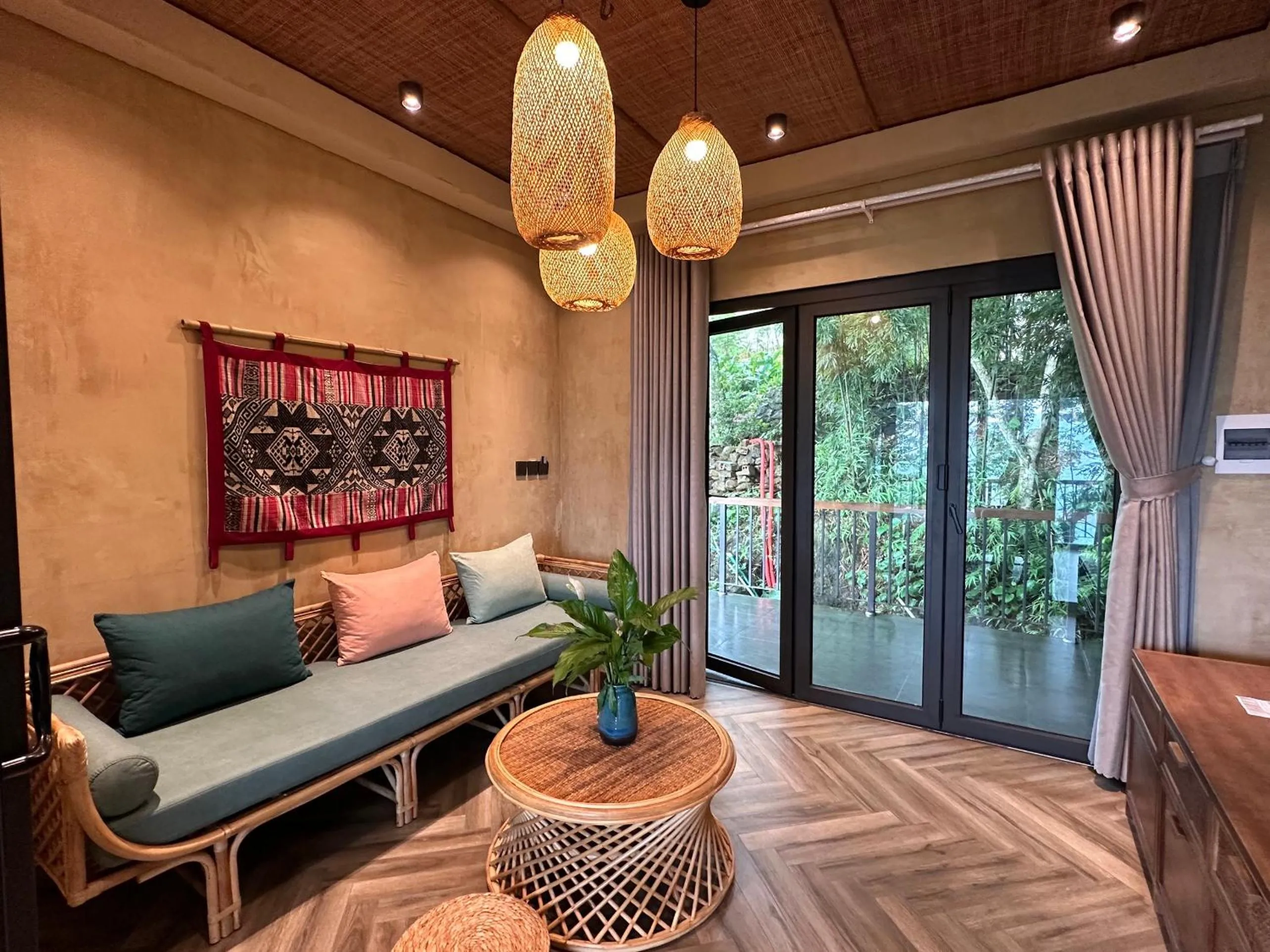 Living room in Pu Luong Eco Garden