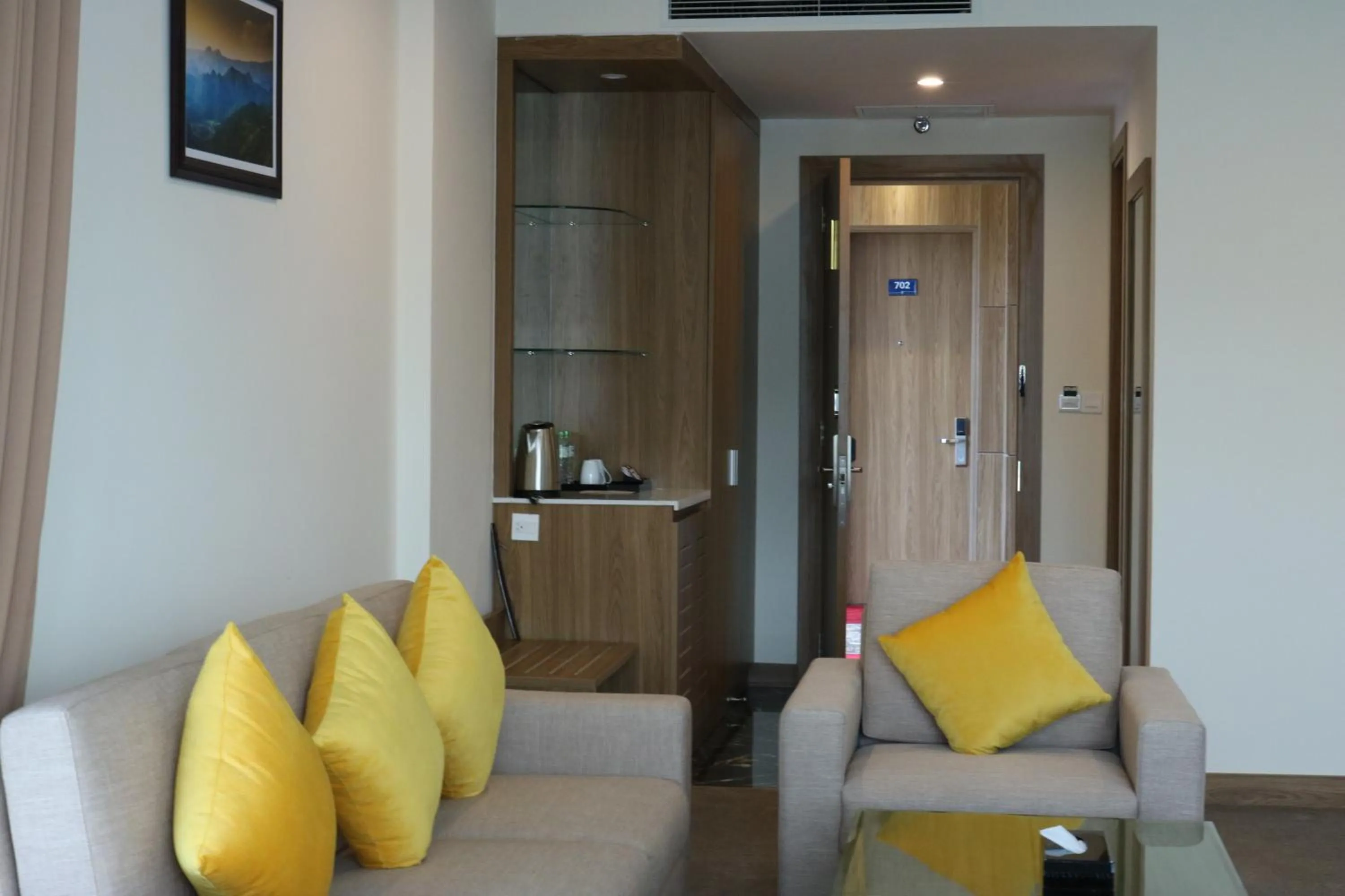 Seating area in Muong Thanh Luxury Son La