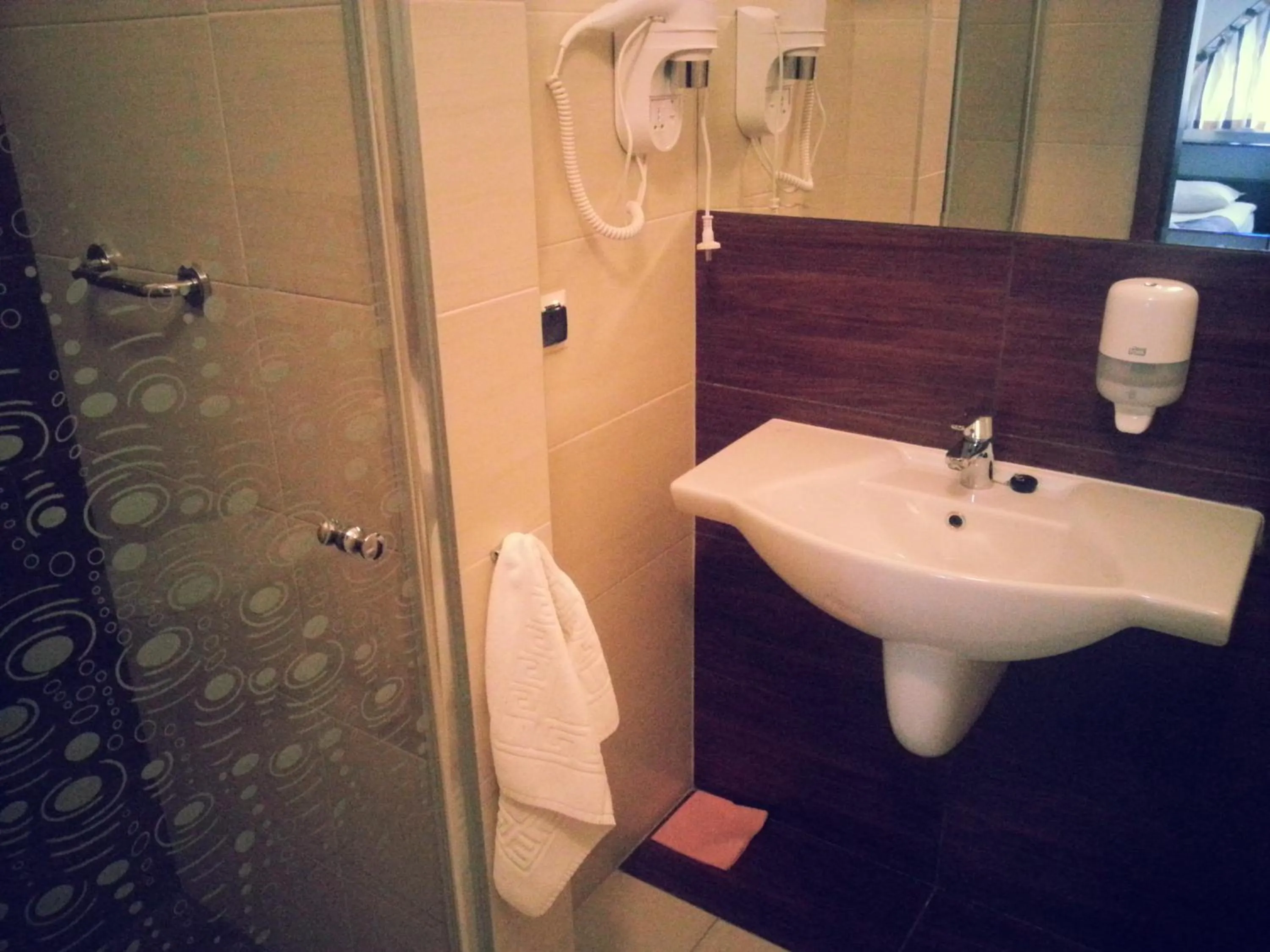 Bathroom in Hotel Trojka
