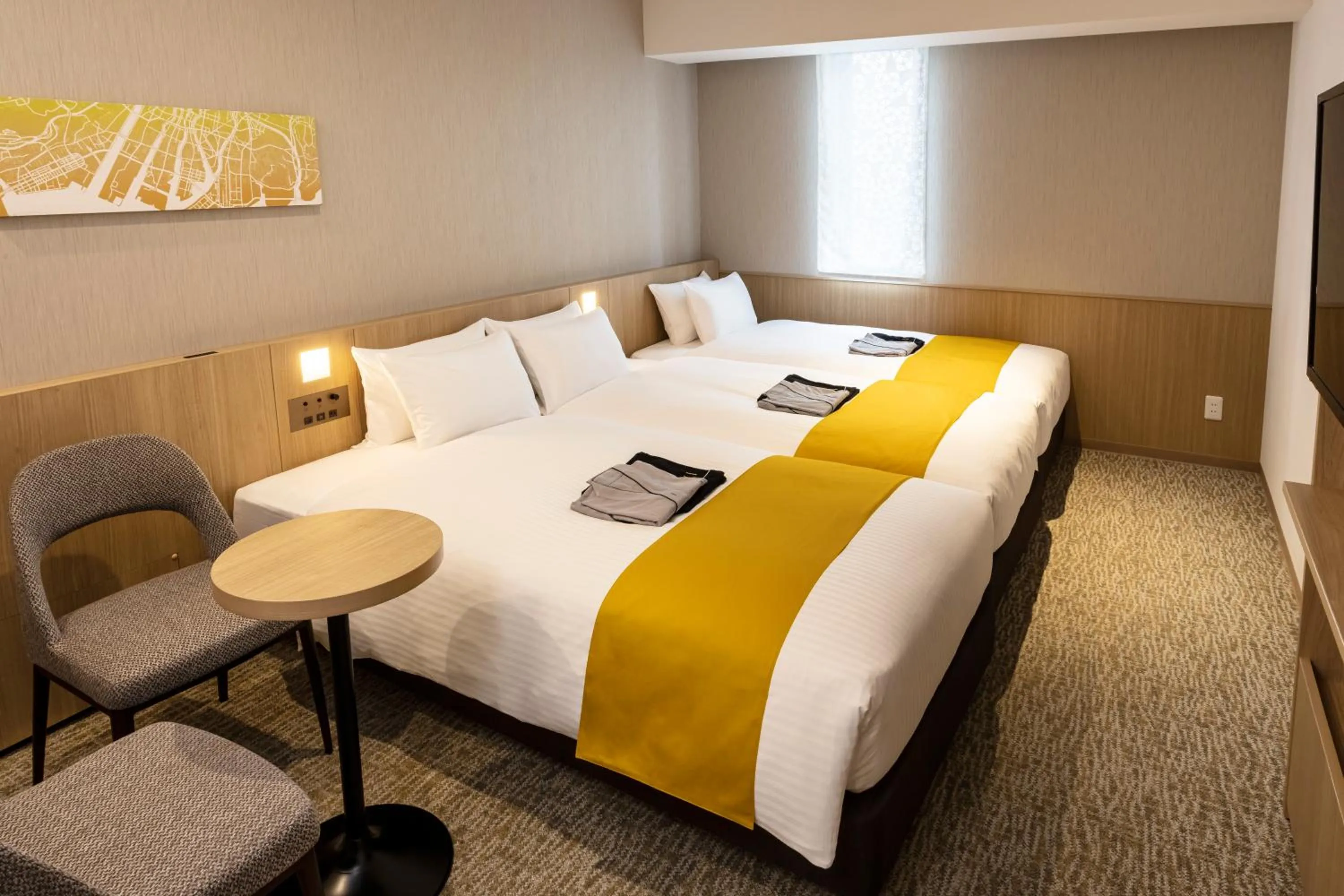 Photo of the whole room, Bed in Hotel Intergate Hiroshima