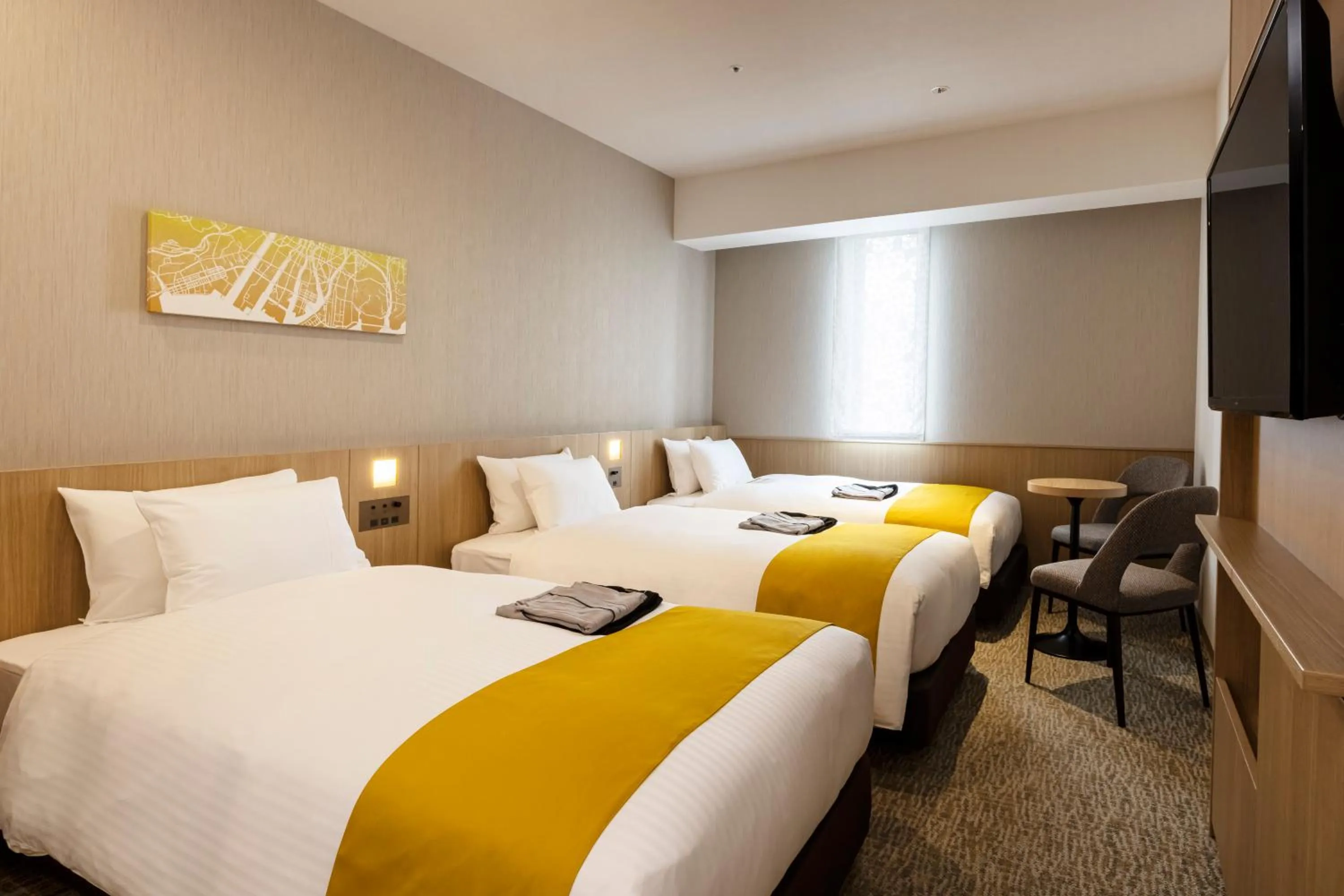 Photo of the whole room, Bed in Hotel Intergate Hiroshima