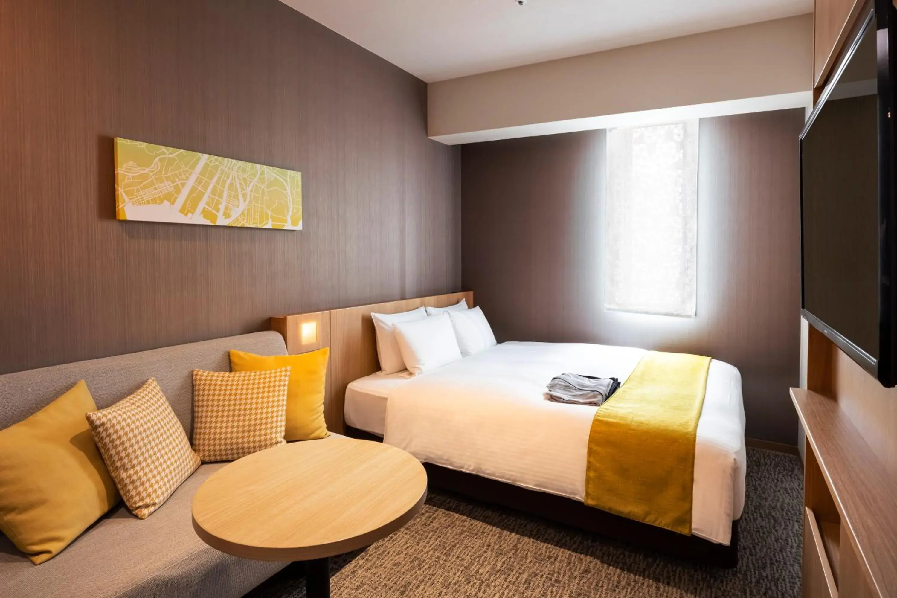 Photo of the whole room, Bed in Hotel Intergate Hiroshima Photo of the whole room, Bed in Hotel Intergate Hiroshima