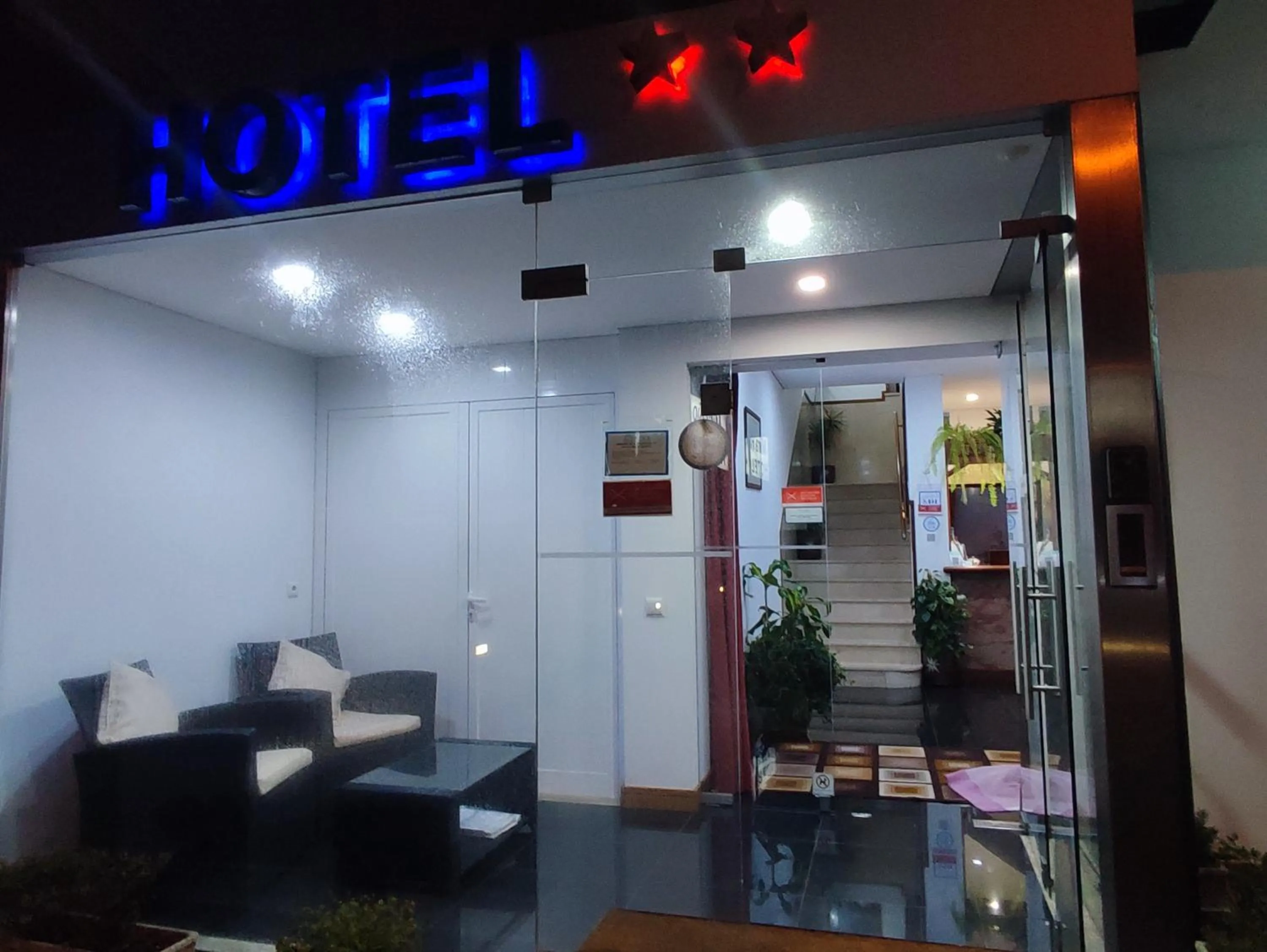 Lobby or reception in Hotel Rio Cávado