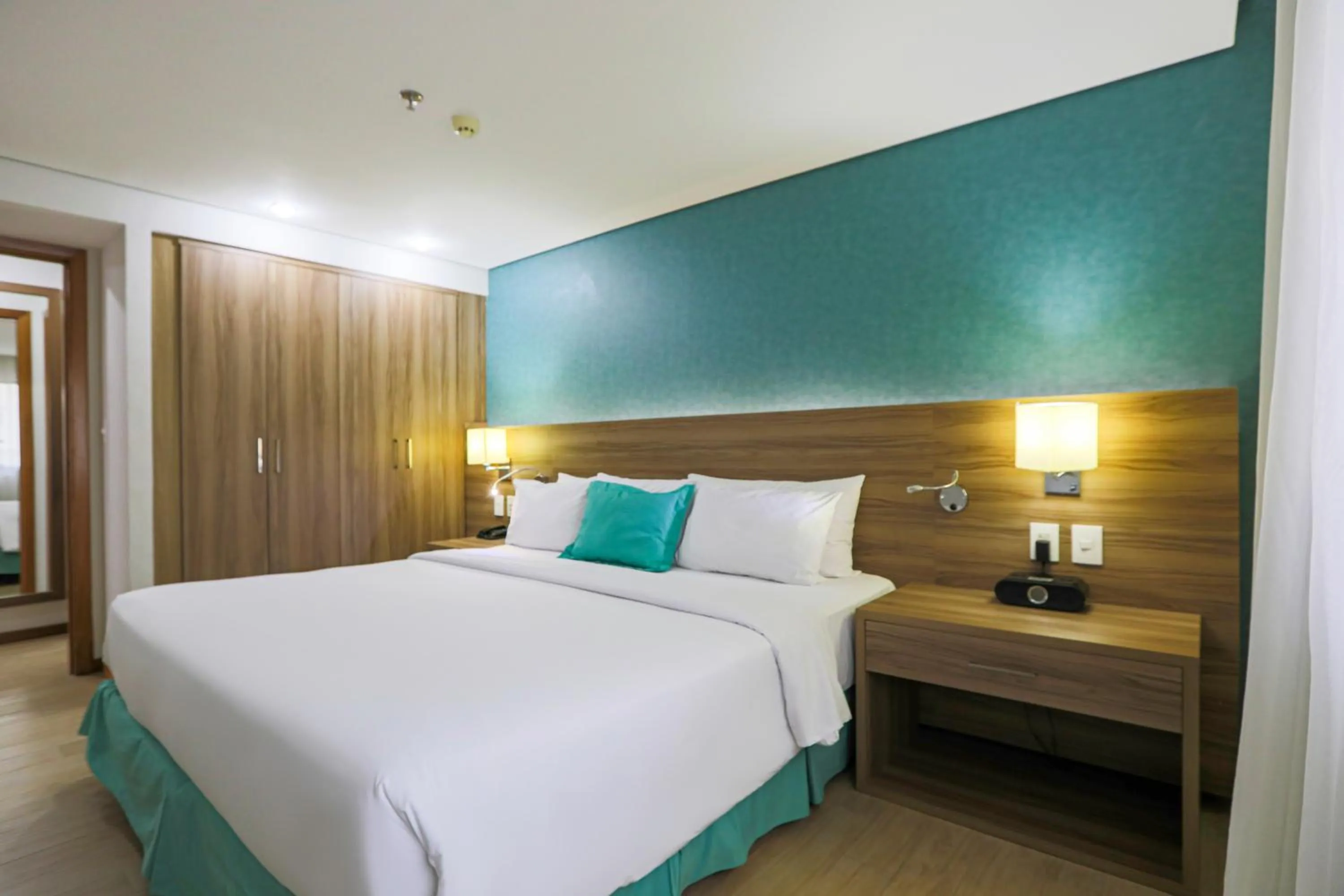 Bed in Radisson Hotel Belém