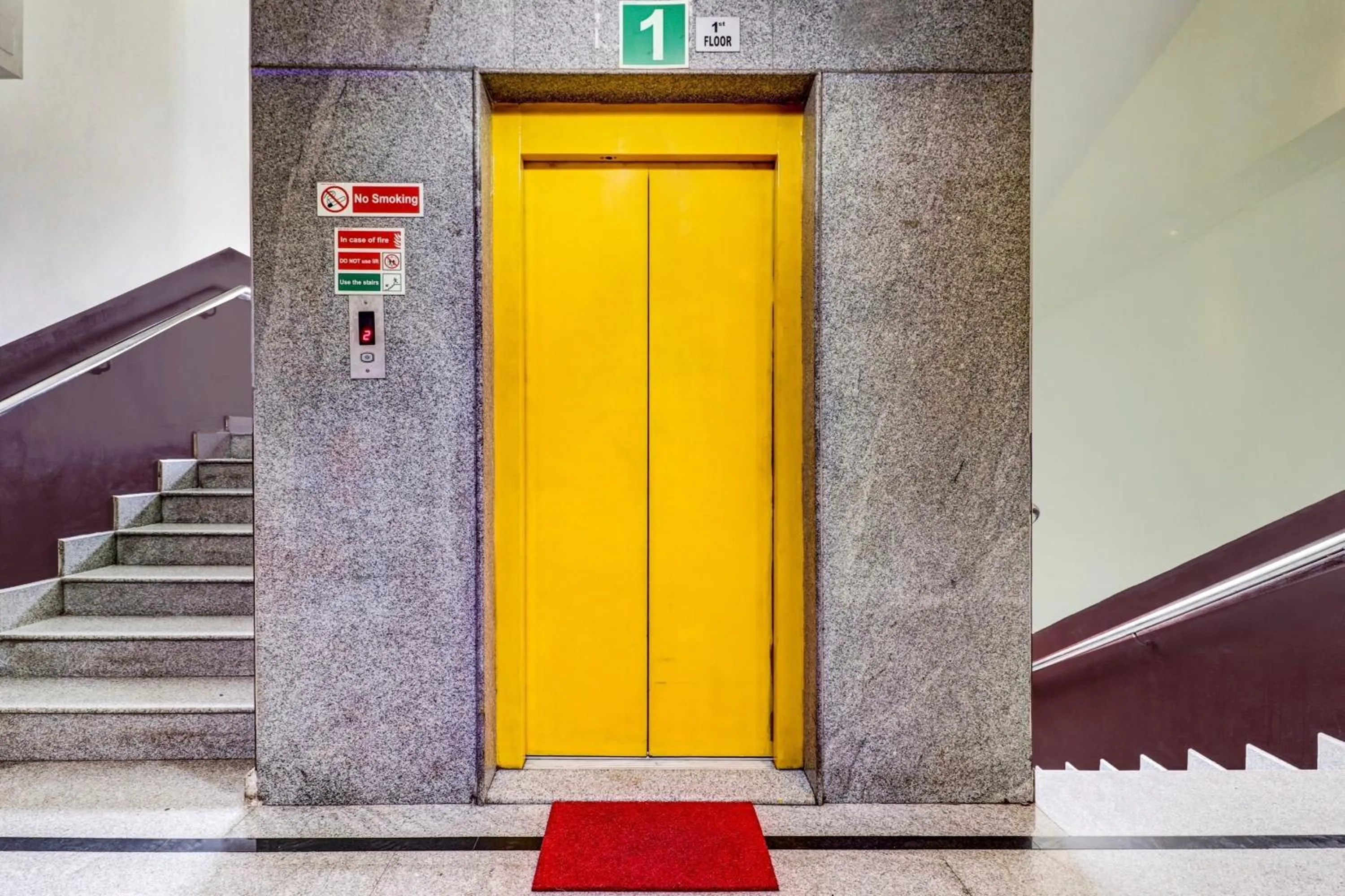 Facade/entrance in Collection O Madhura Residency