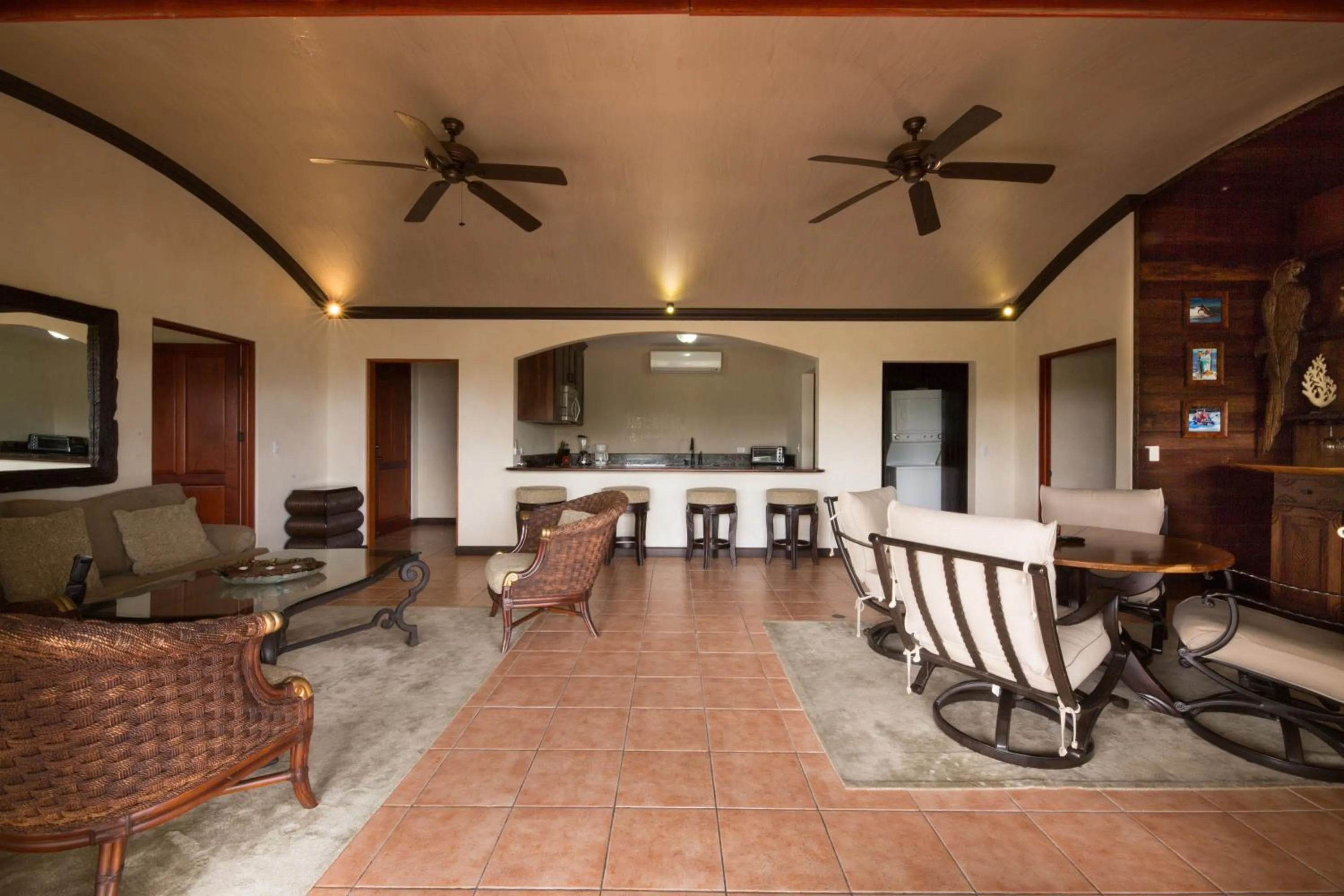 Living room in Club del Mar Oceanfront