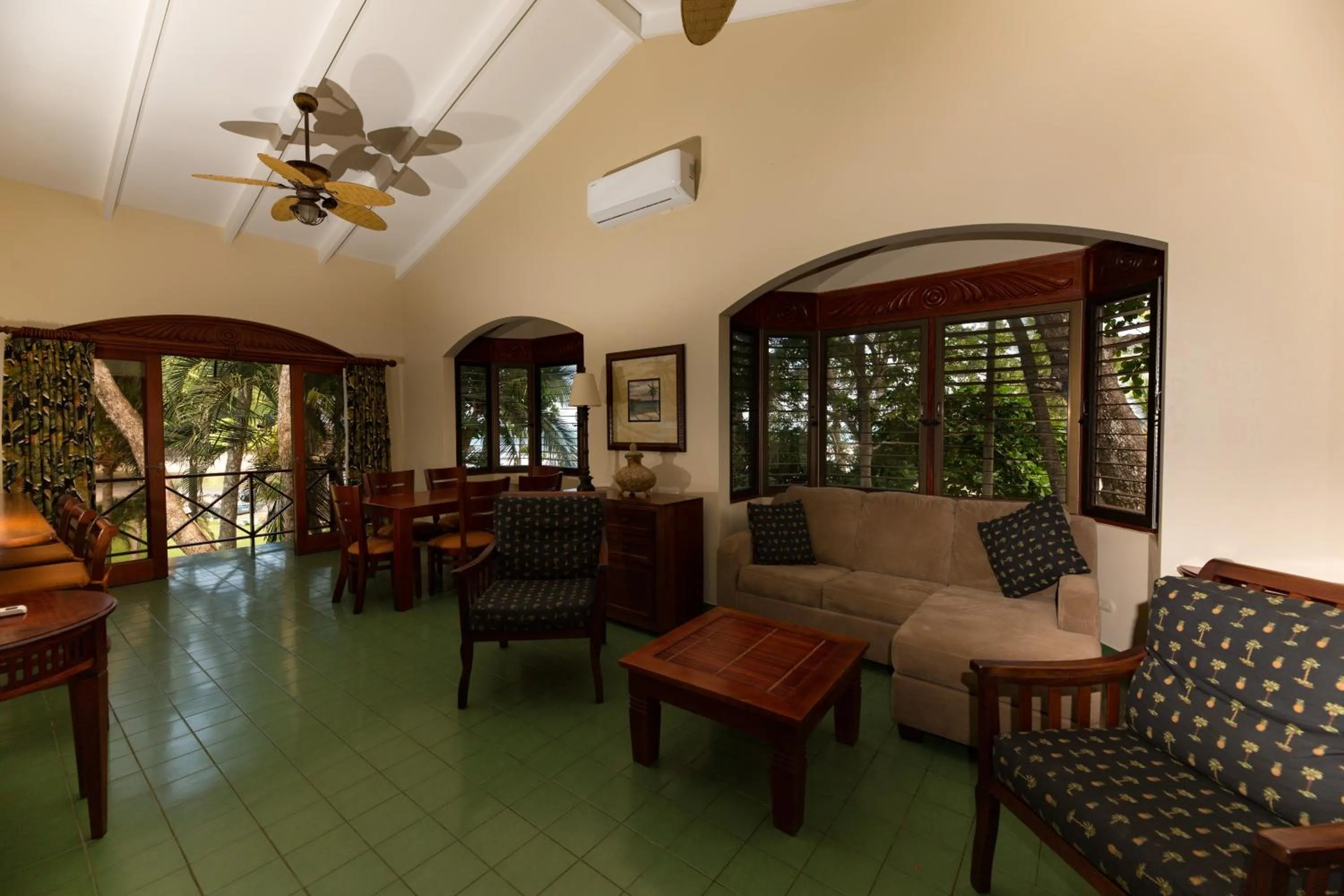 Living room in Club del Mar Oceanfront