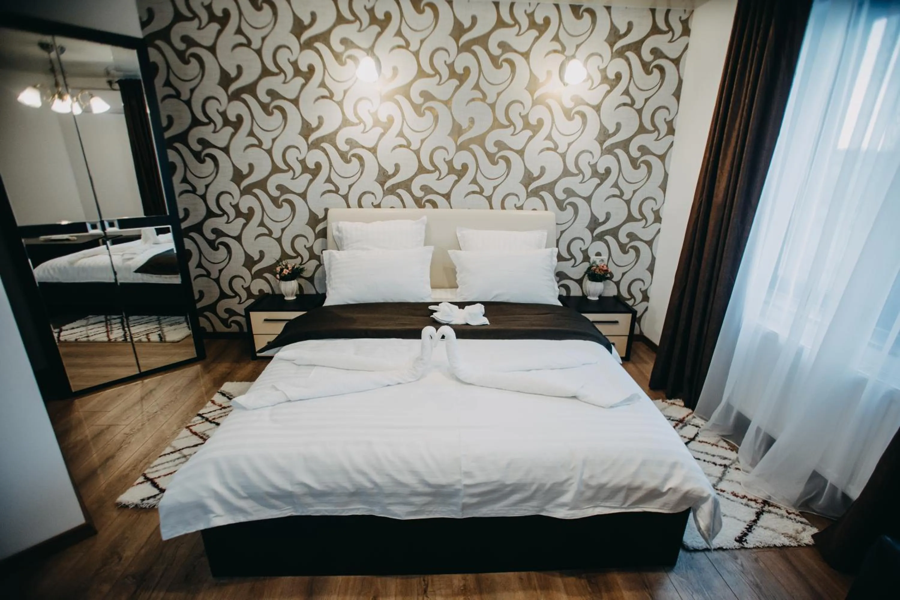 Bed in Pensiunea Jacqueline