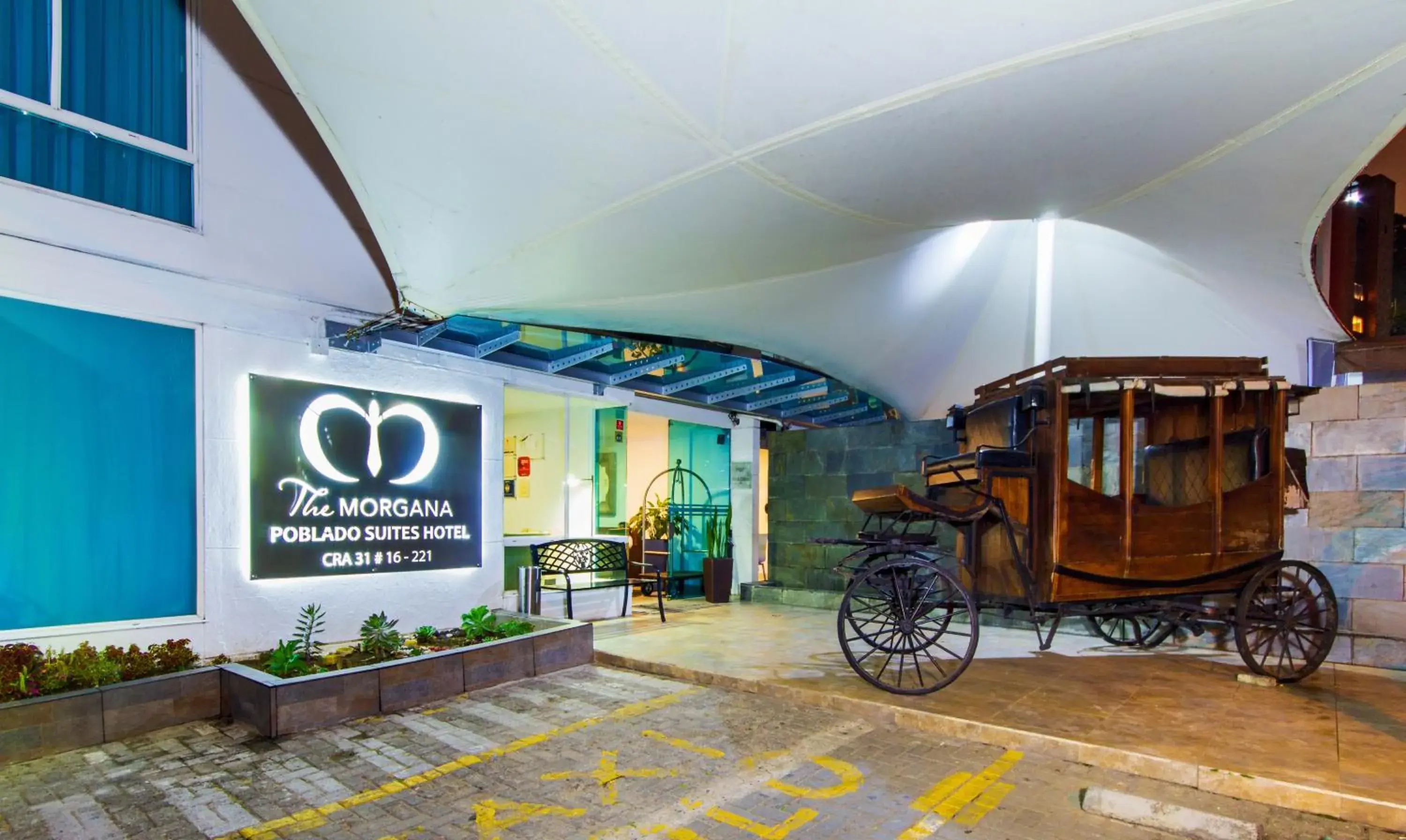 Facade/entrance in The Morgana Poblado Suites Hotel Facade/entrance in The Morgana Poblado Suites Hotel