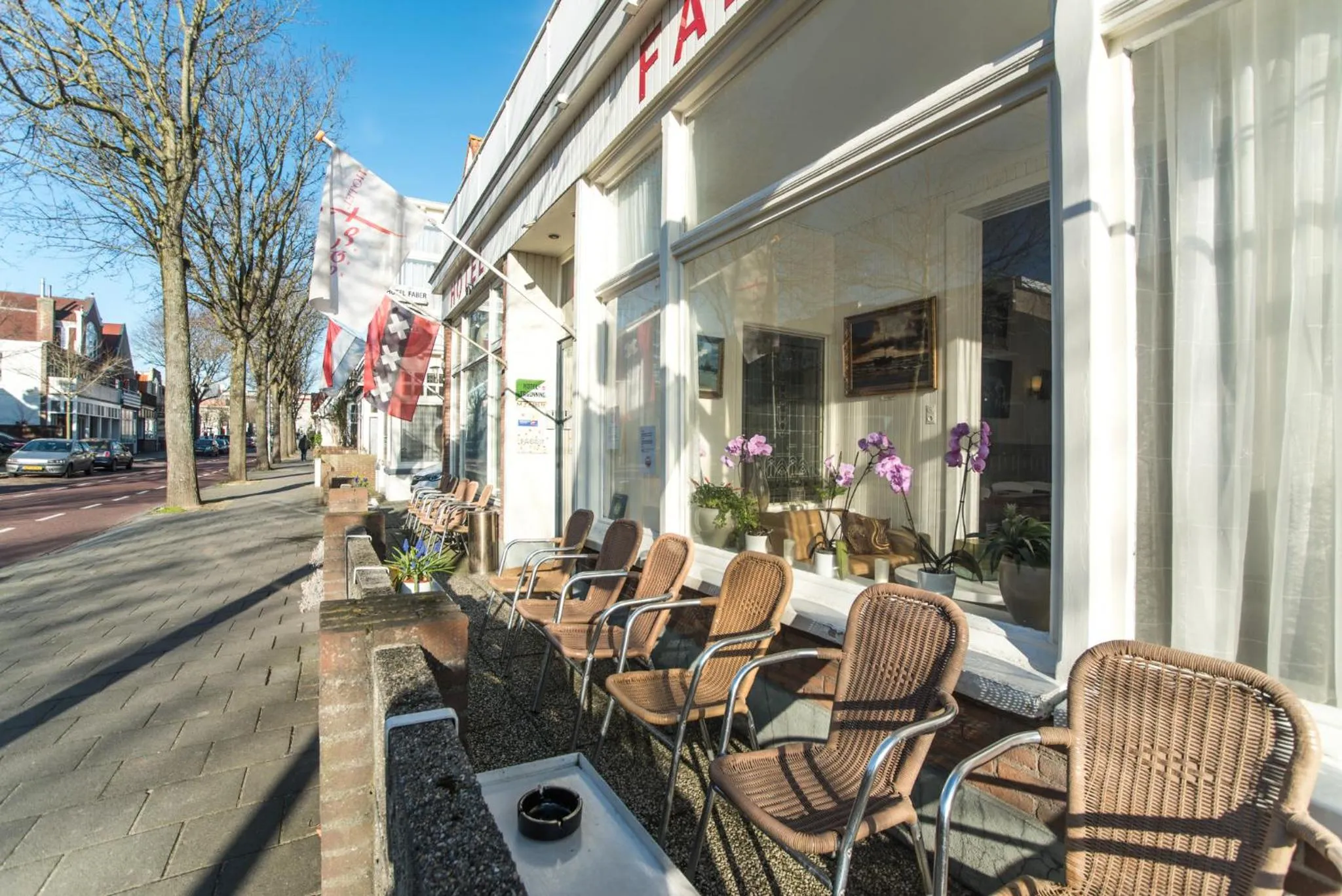 Facade/entrance in Hotel Faber