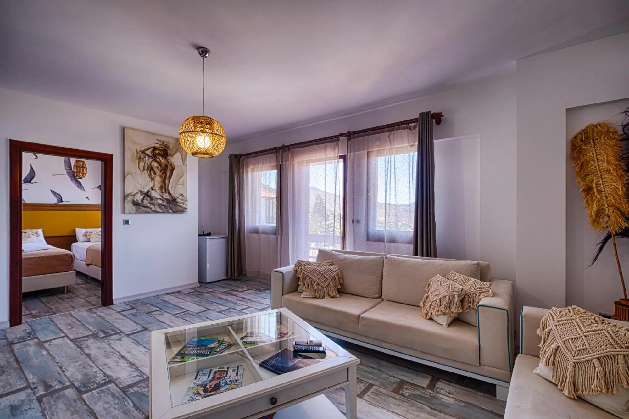 Living room in Les Terrasses De Selimiye