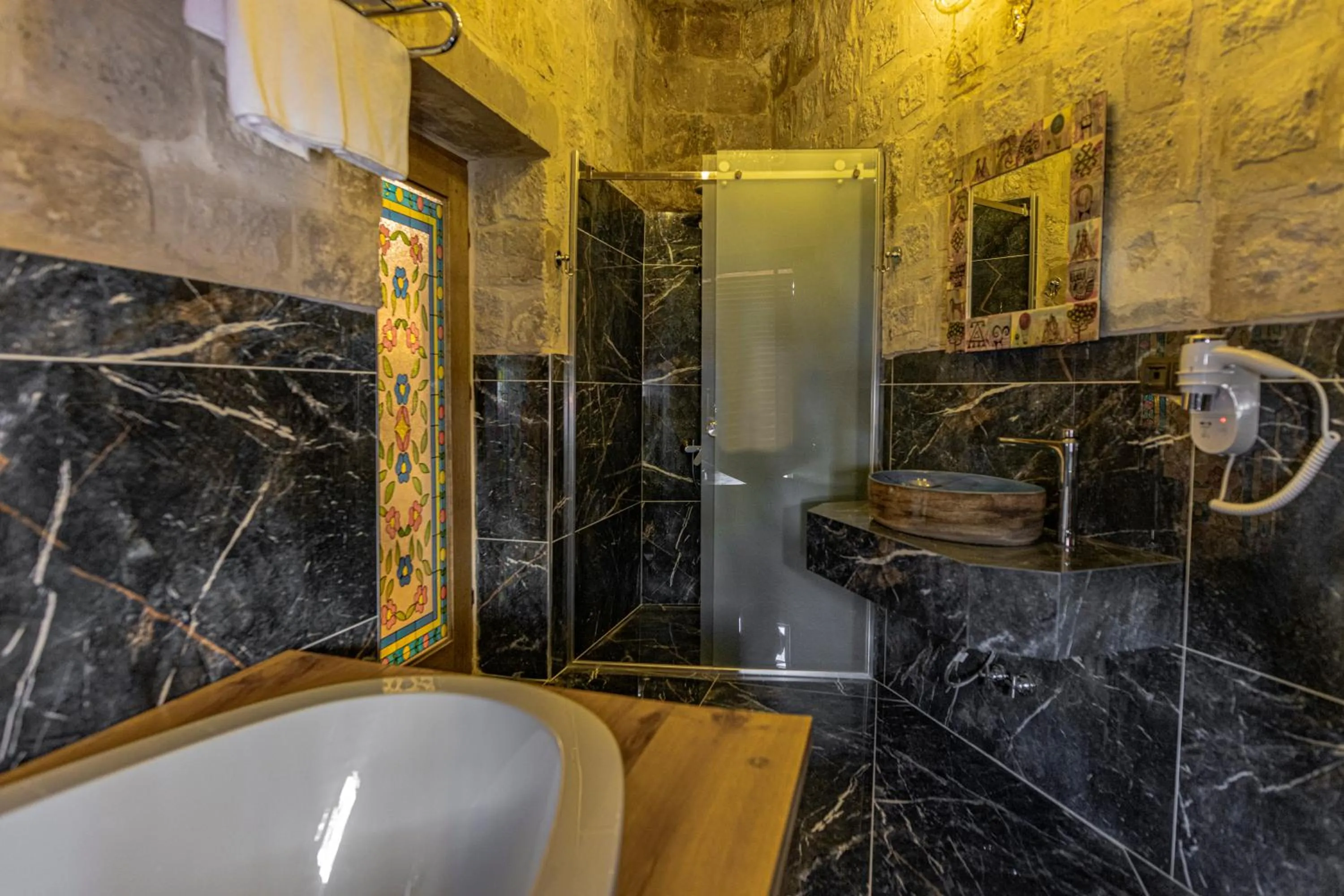 Shower in Göreme Cave Suites