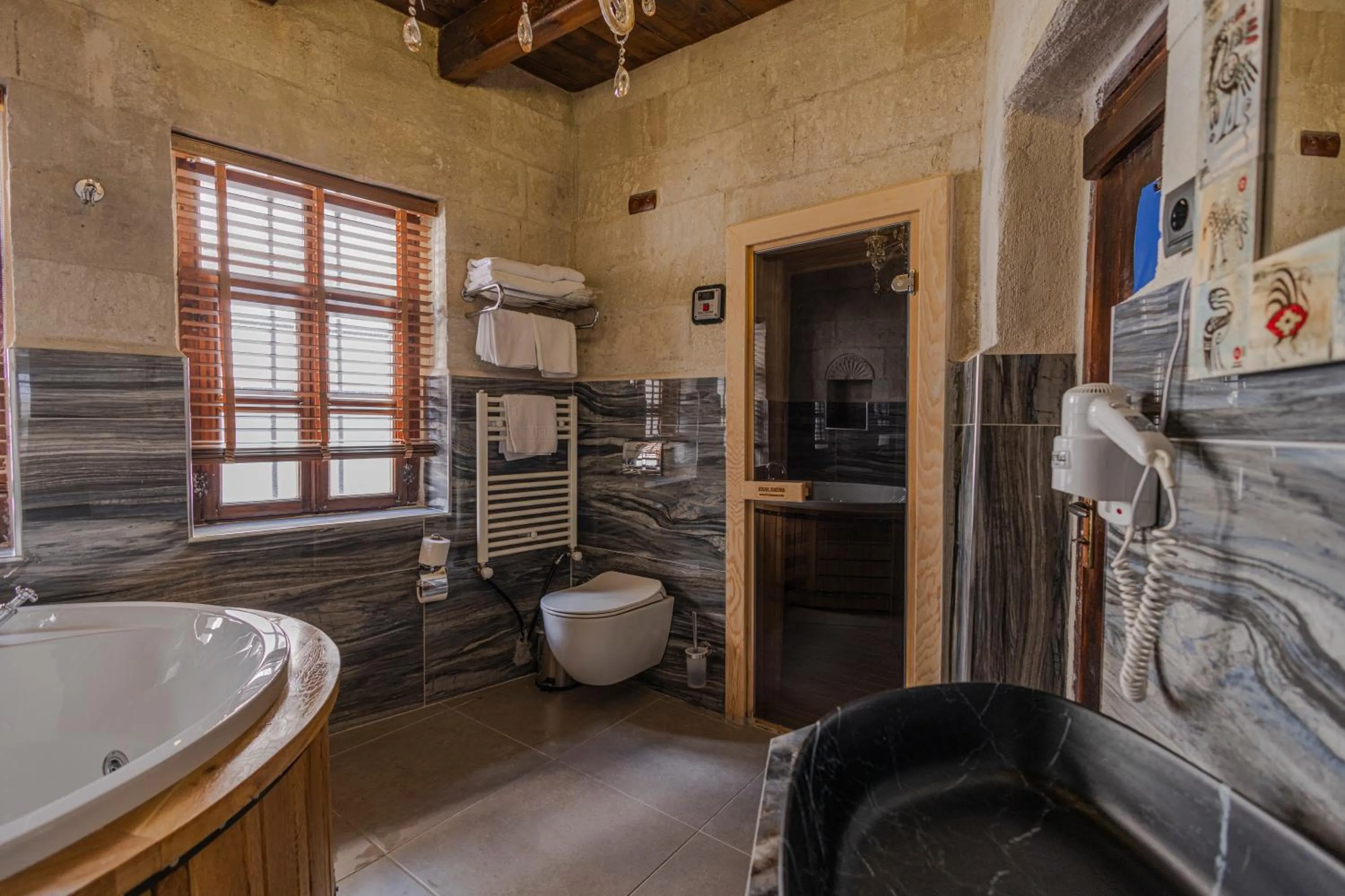 Sauna in Göreme Cave Suites