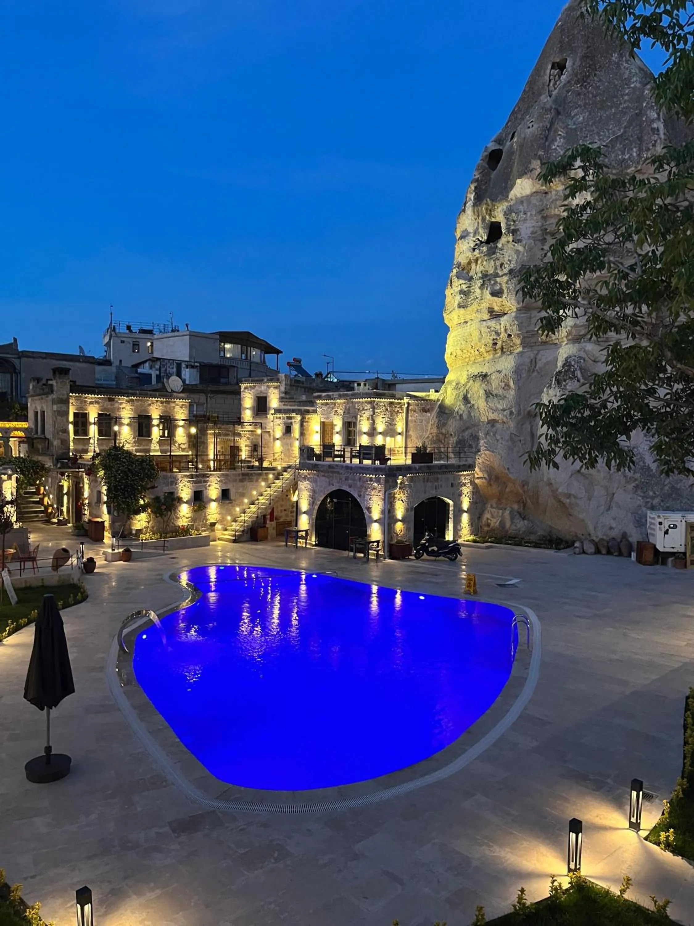 Swimming pool in Göreme Cave Suites