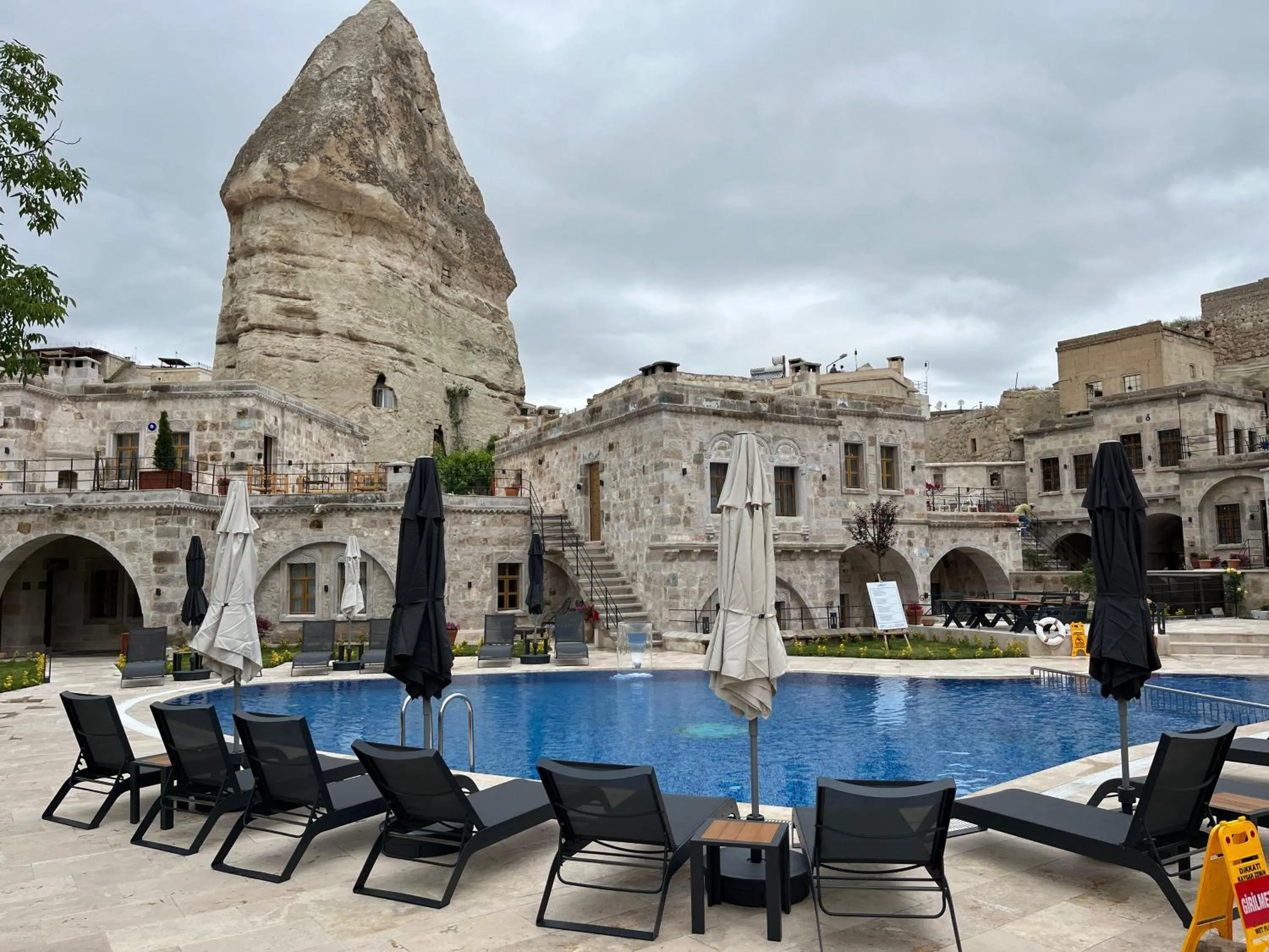 Swimming pool in Göreme Cave Suites