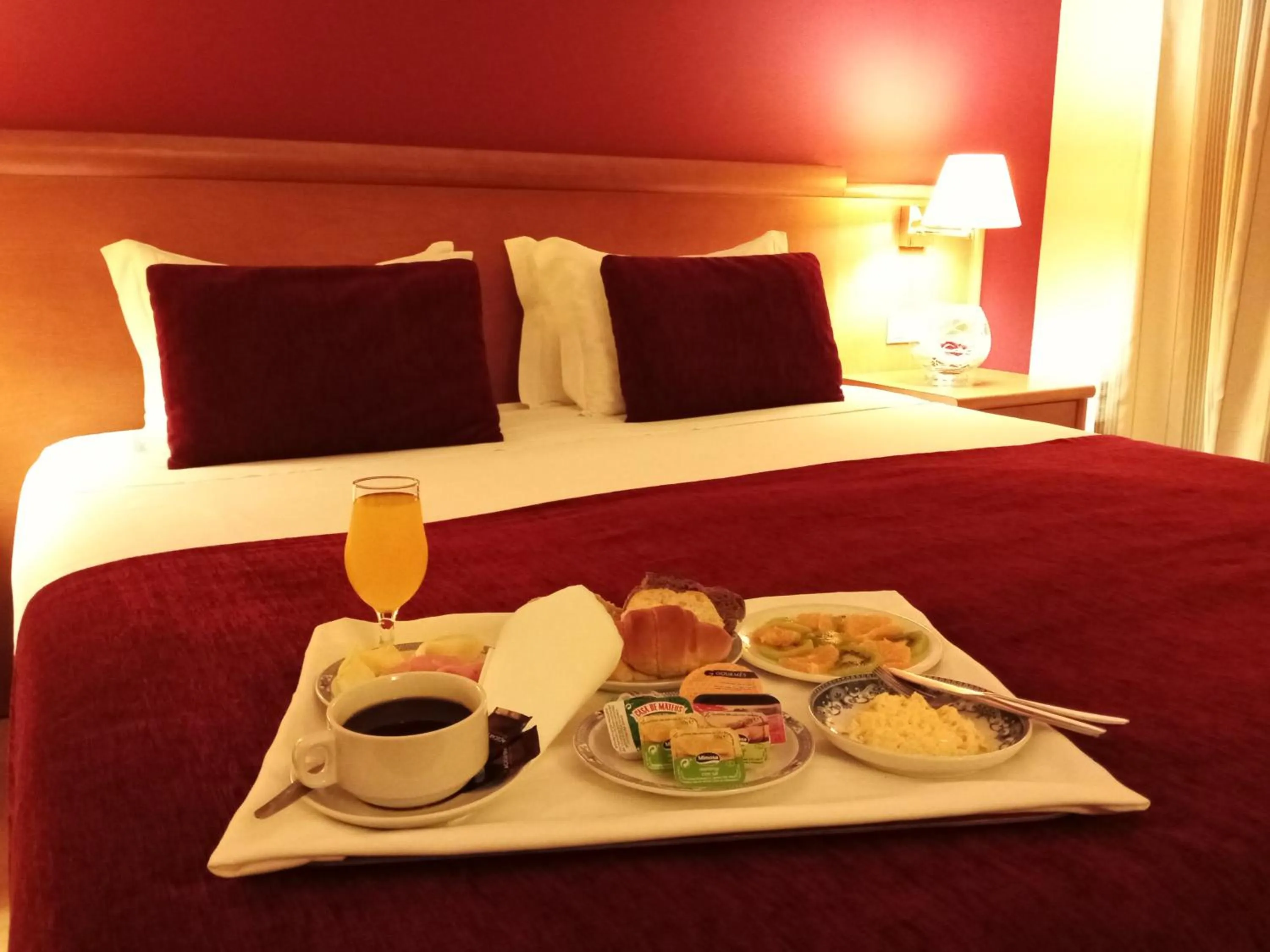 Bed in Hotel Monte Rio Aguieira