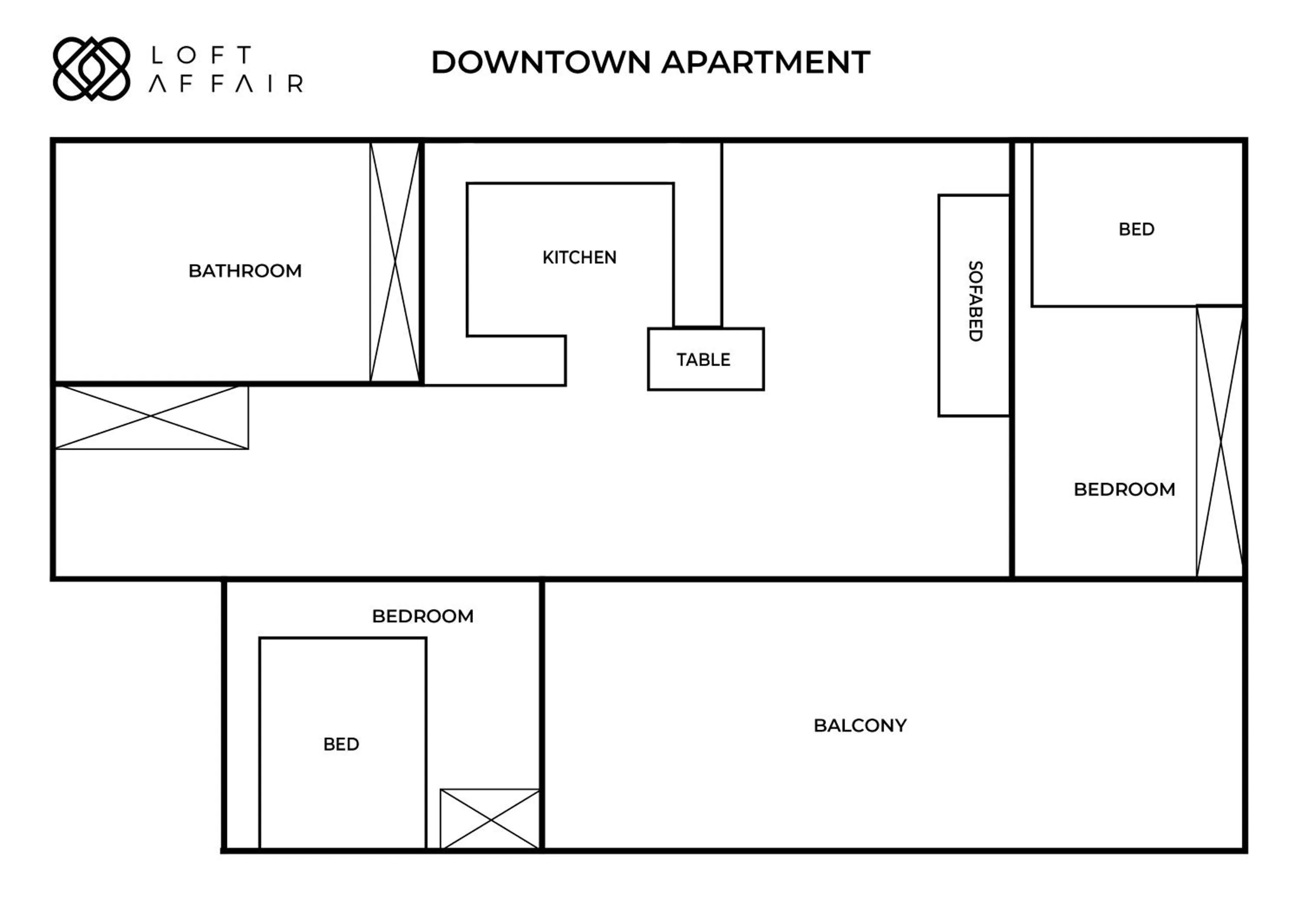 Other in Downtown Apartment - LoftAffair