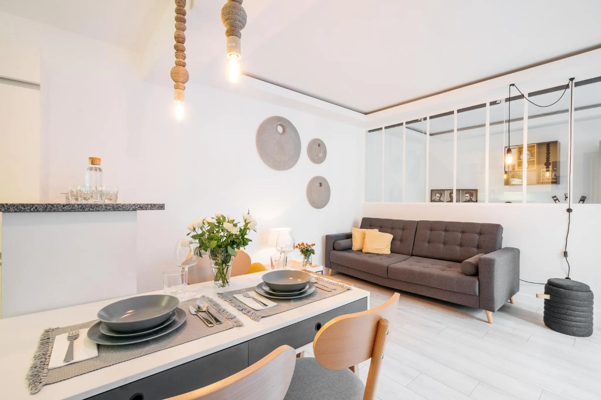 Living room in Downtown Apartment - LoftAffair