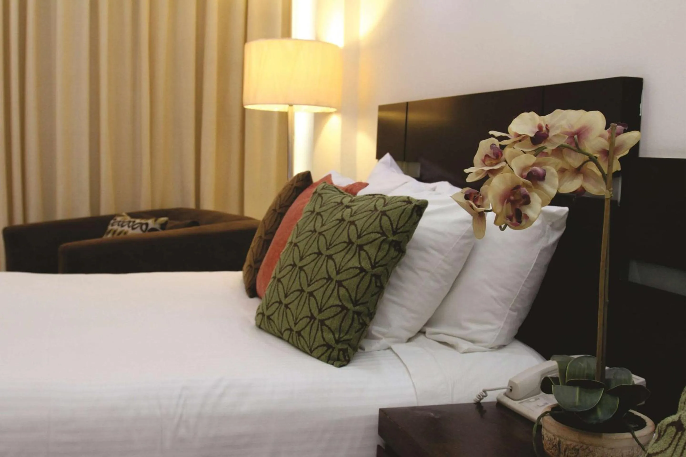 Decorative detail, Bed in Hotel Poza Rica Centro