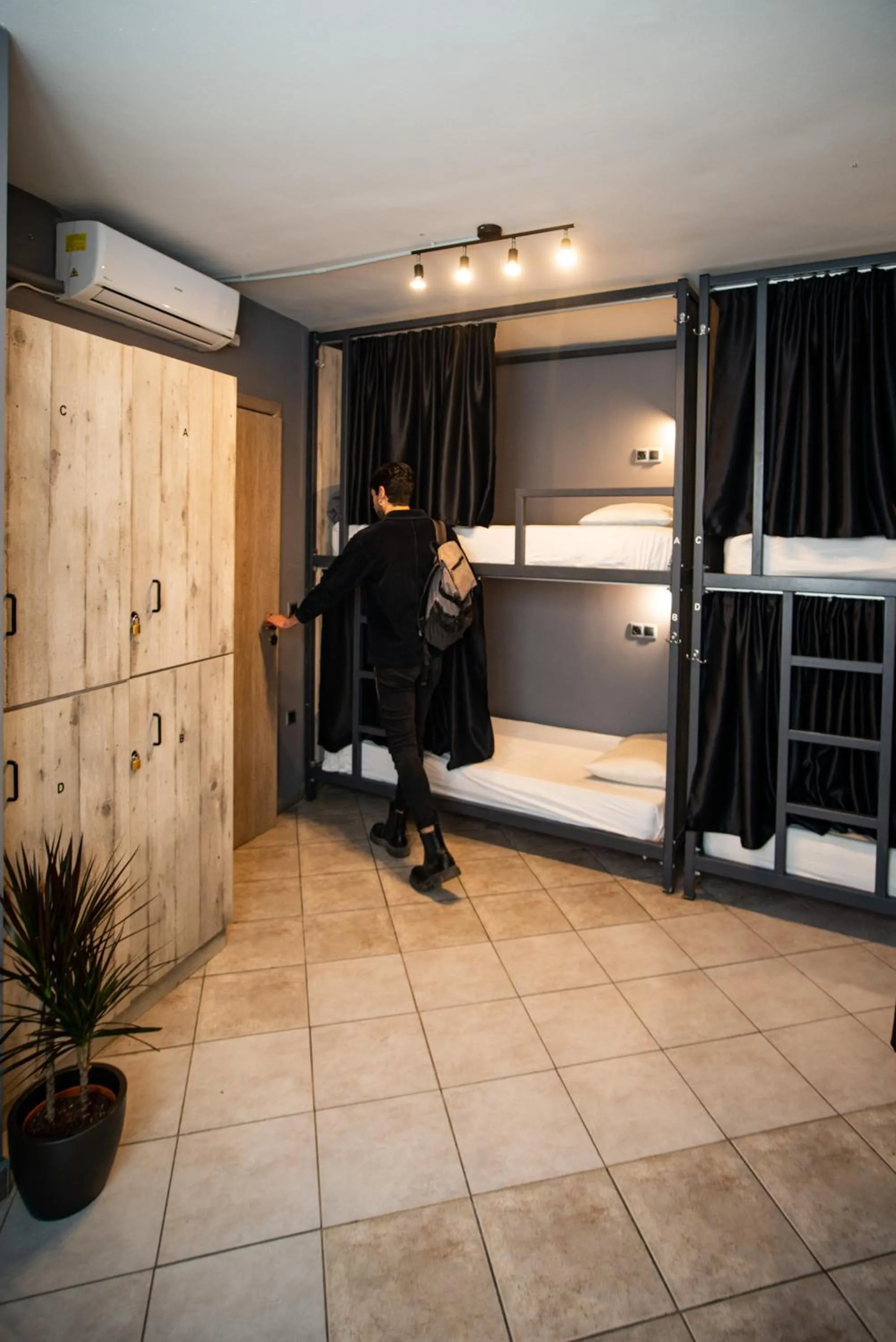 People, Bed in Bedway Athens Hostel