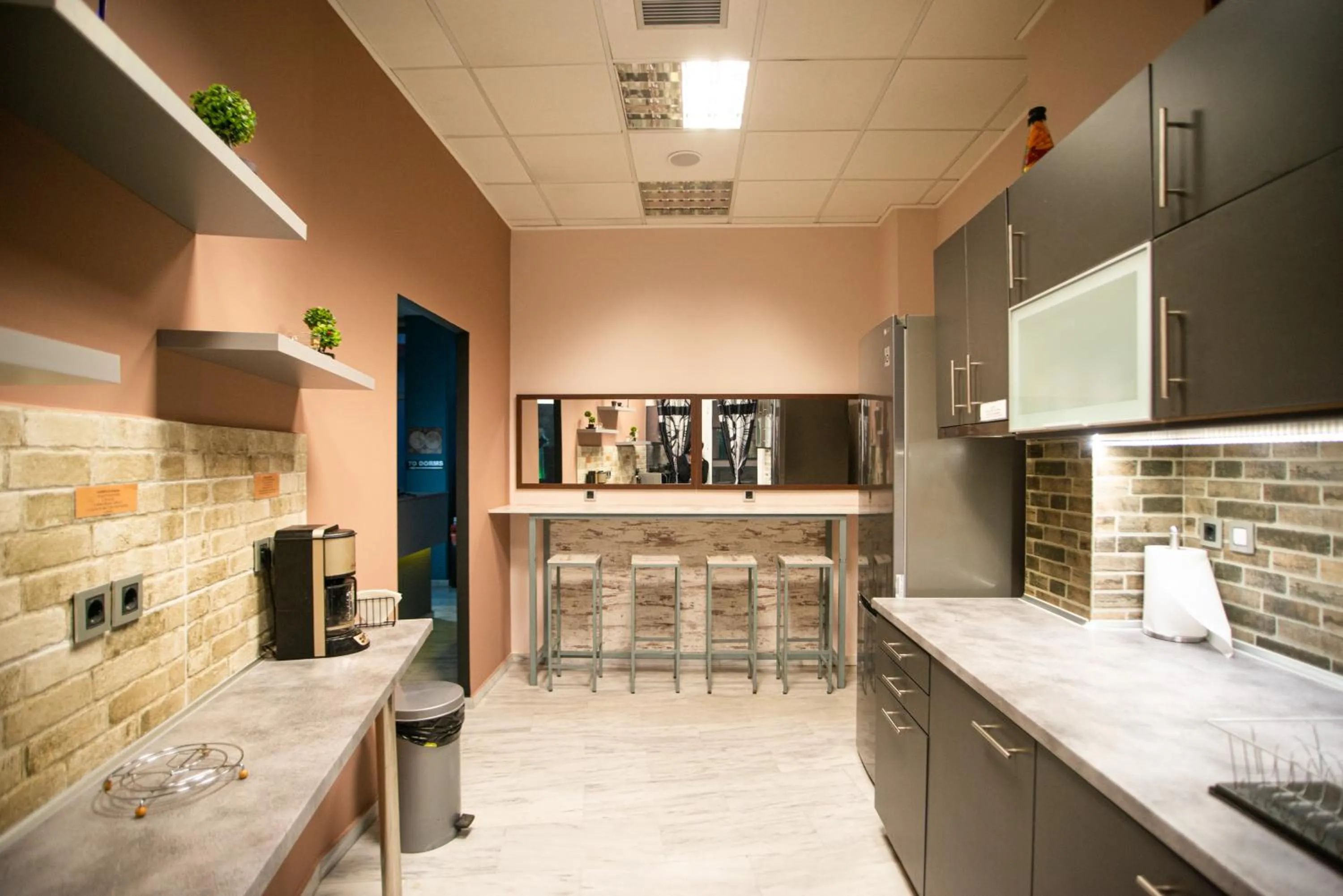 Lobby or reception in Bedway Athens Hostel