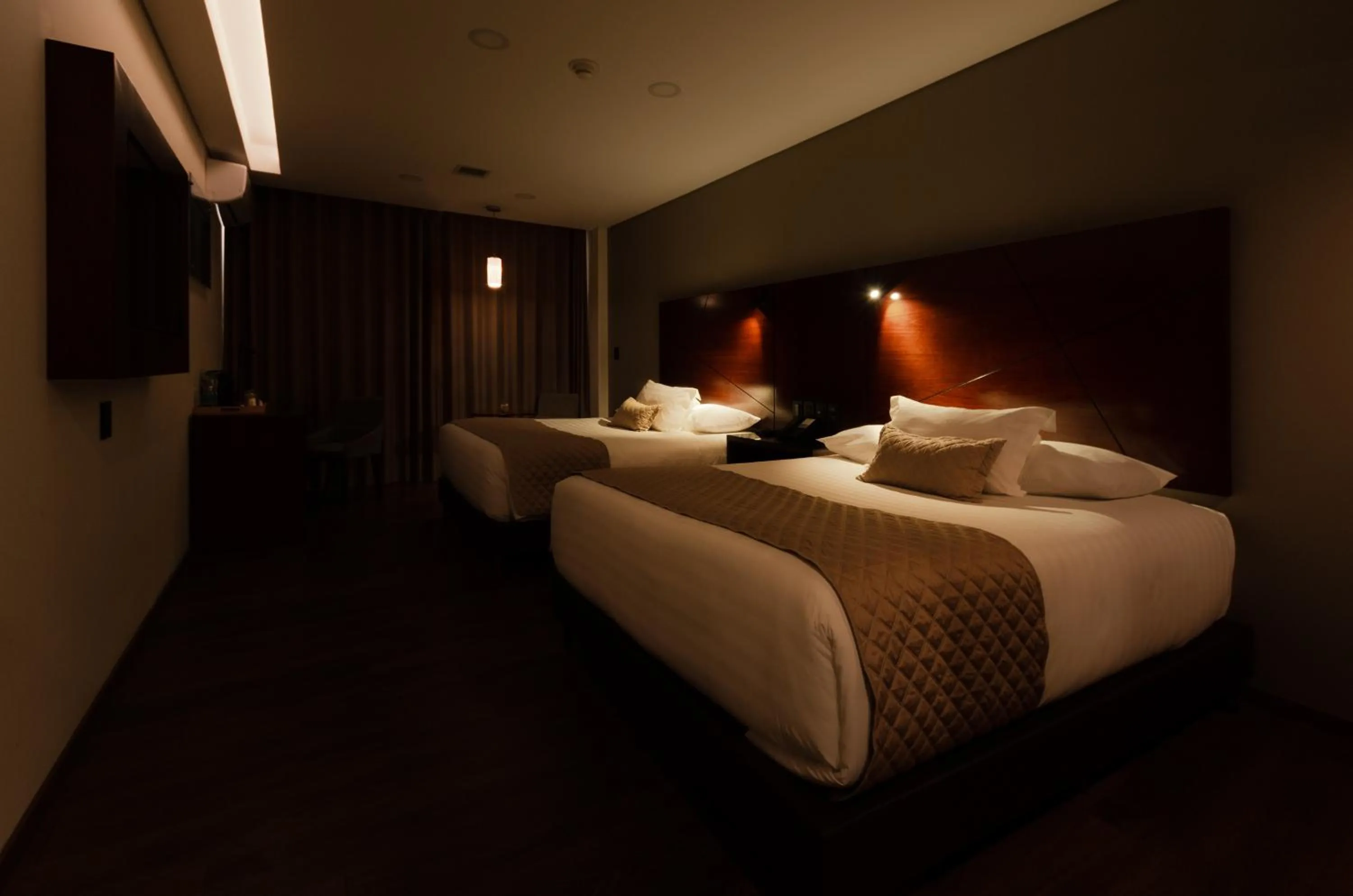 Bed in Hotel Mitru Sur