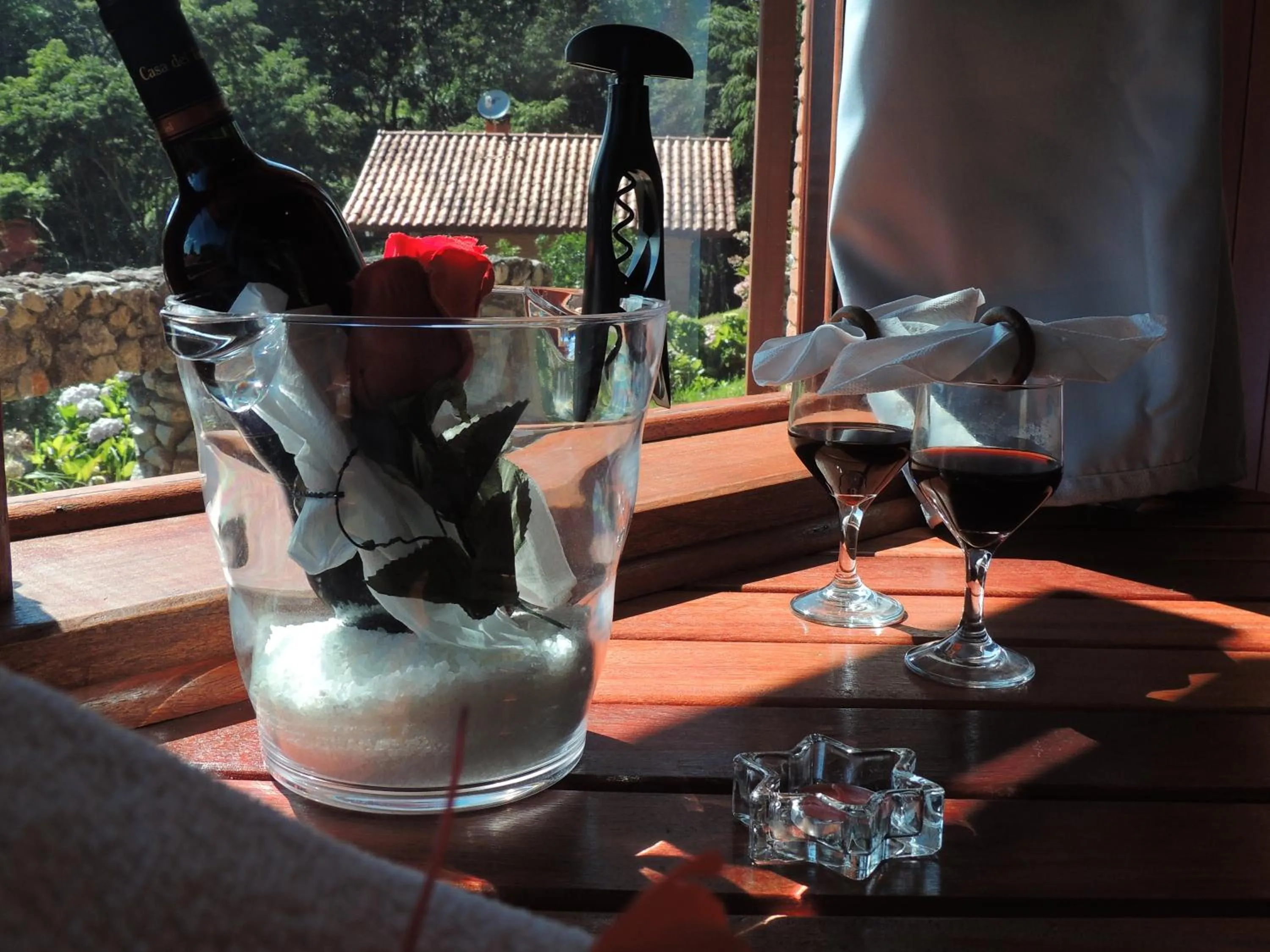 Decorative detail in Pousada Cantinho das Estrelas