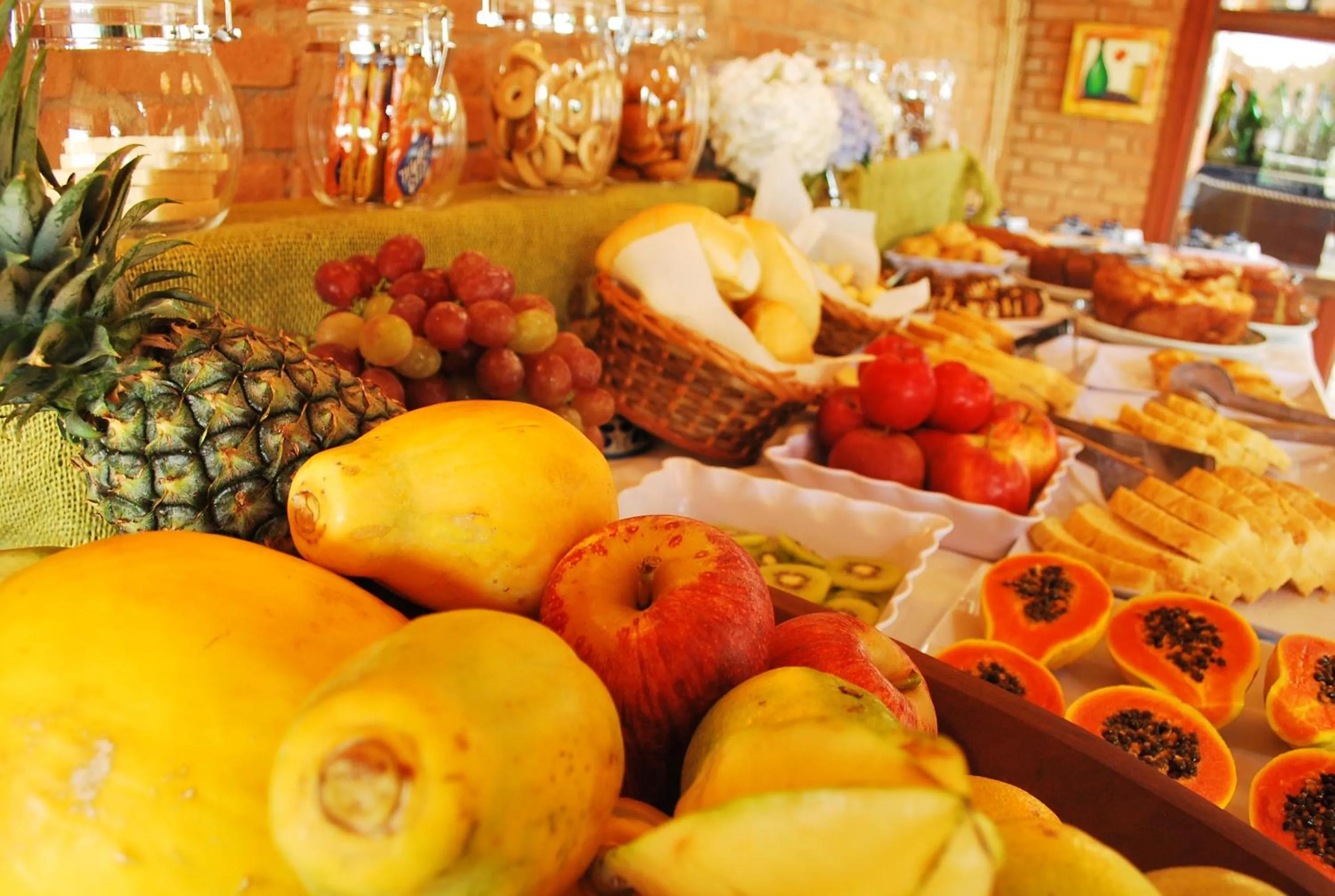 Breakfast in Pousada Cantinho das Estrelas