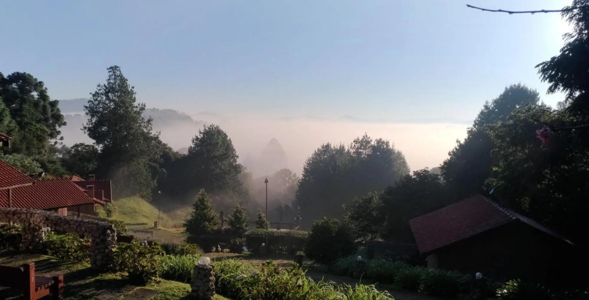 Garden view in Pousada Cantinho das Estrelas
