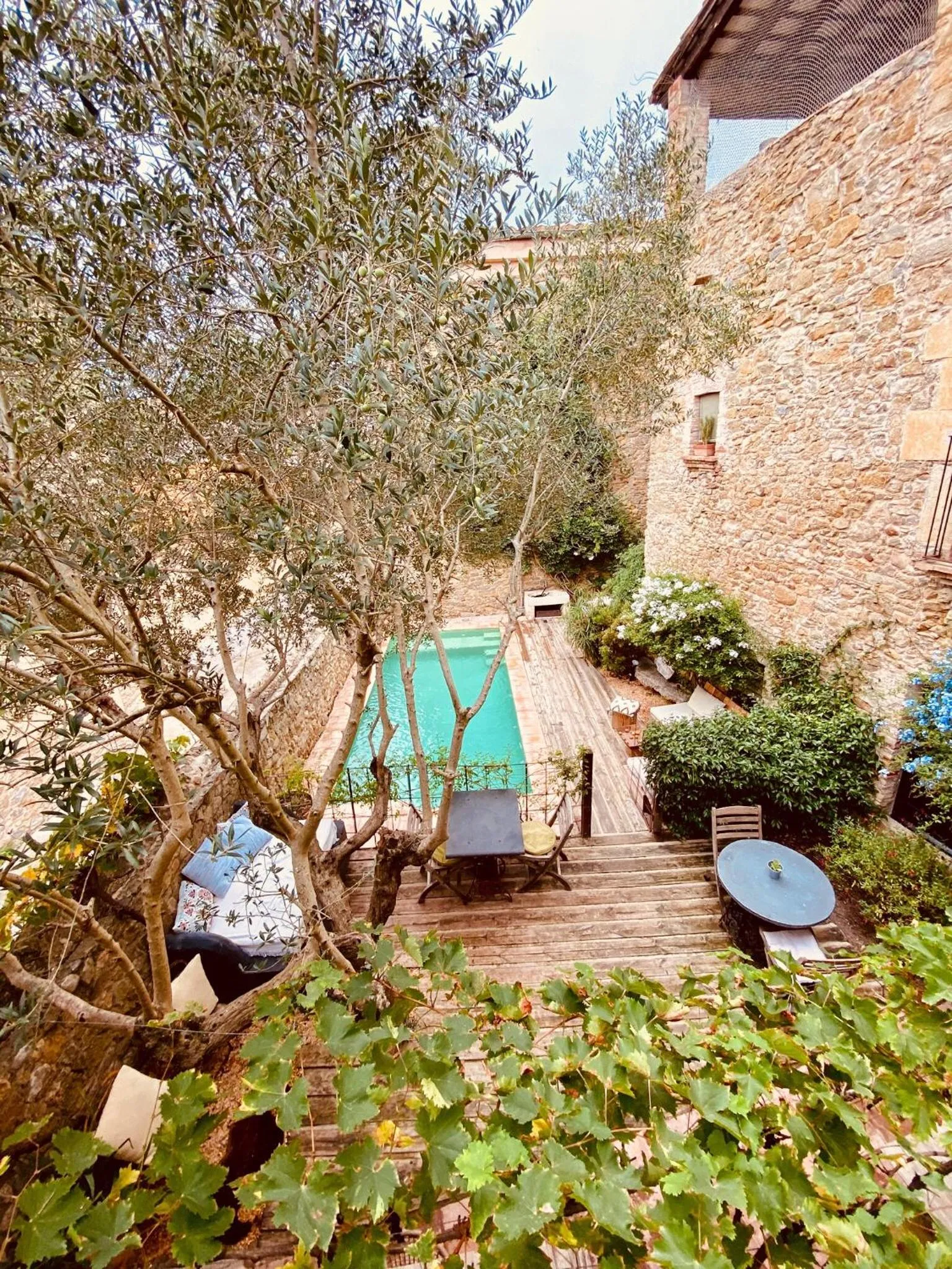 Pool view in Casa Migdia