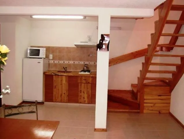 Kitchen or kitchenette in Apart Hotel y Hosteria del Sir