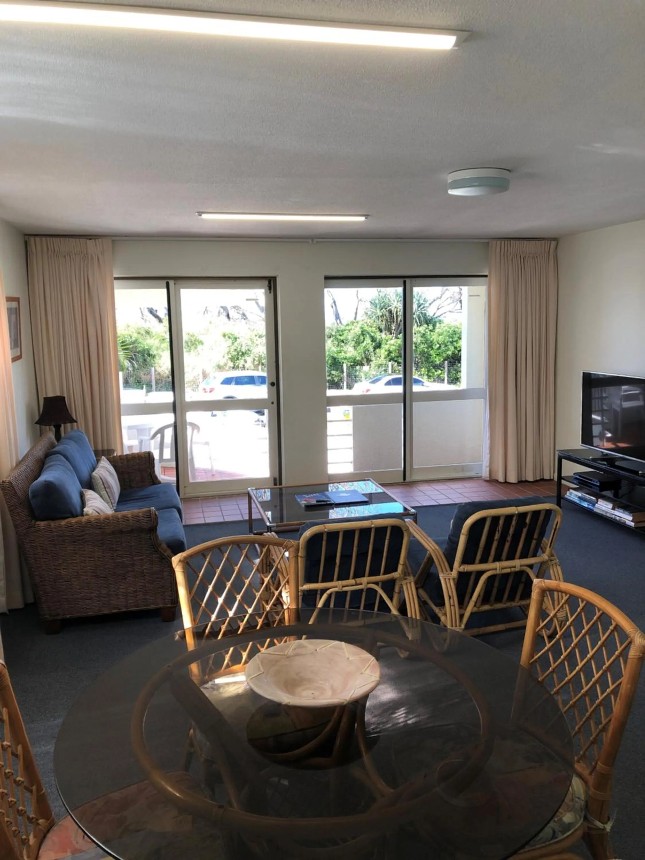 Living room in Camargue Beachfront Apartments