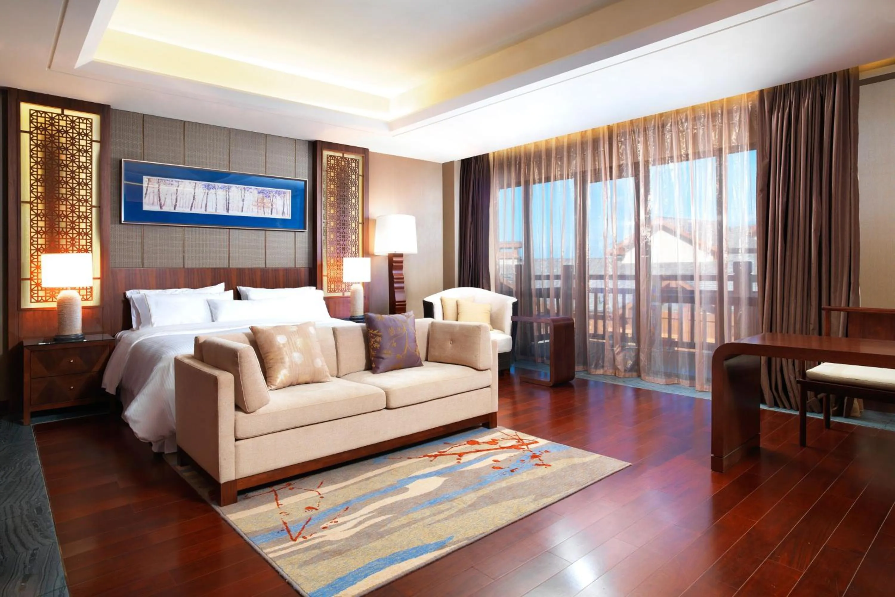Photo of the whole room, Bed in The Westin Changbaishan Resort