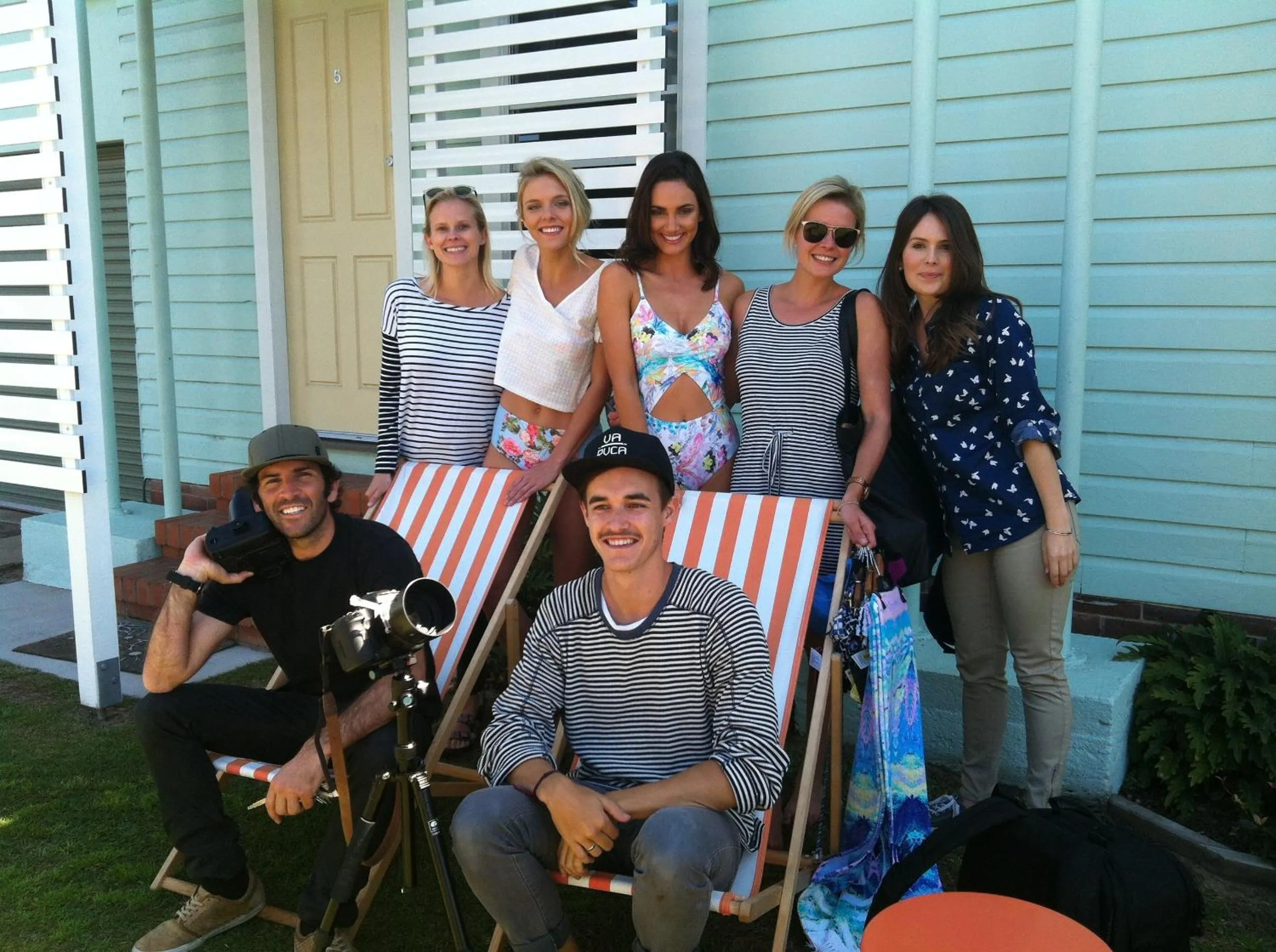 People in La Costa Beachside Motel