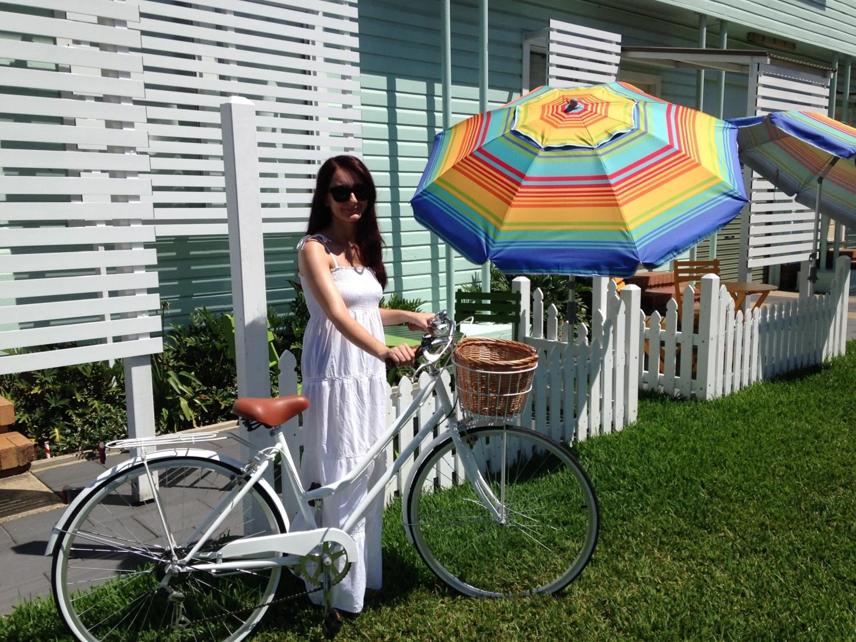 People in La Costa Beachside Motel