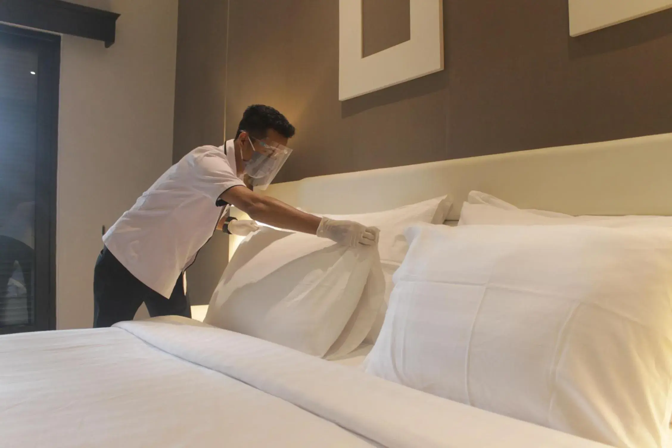 Area and facilities, Bed in Luminor Hotel Jember By WH Area and facilities, Bed in Luminor Hotel Jember By WH