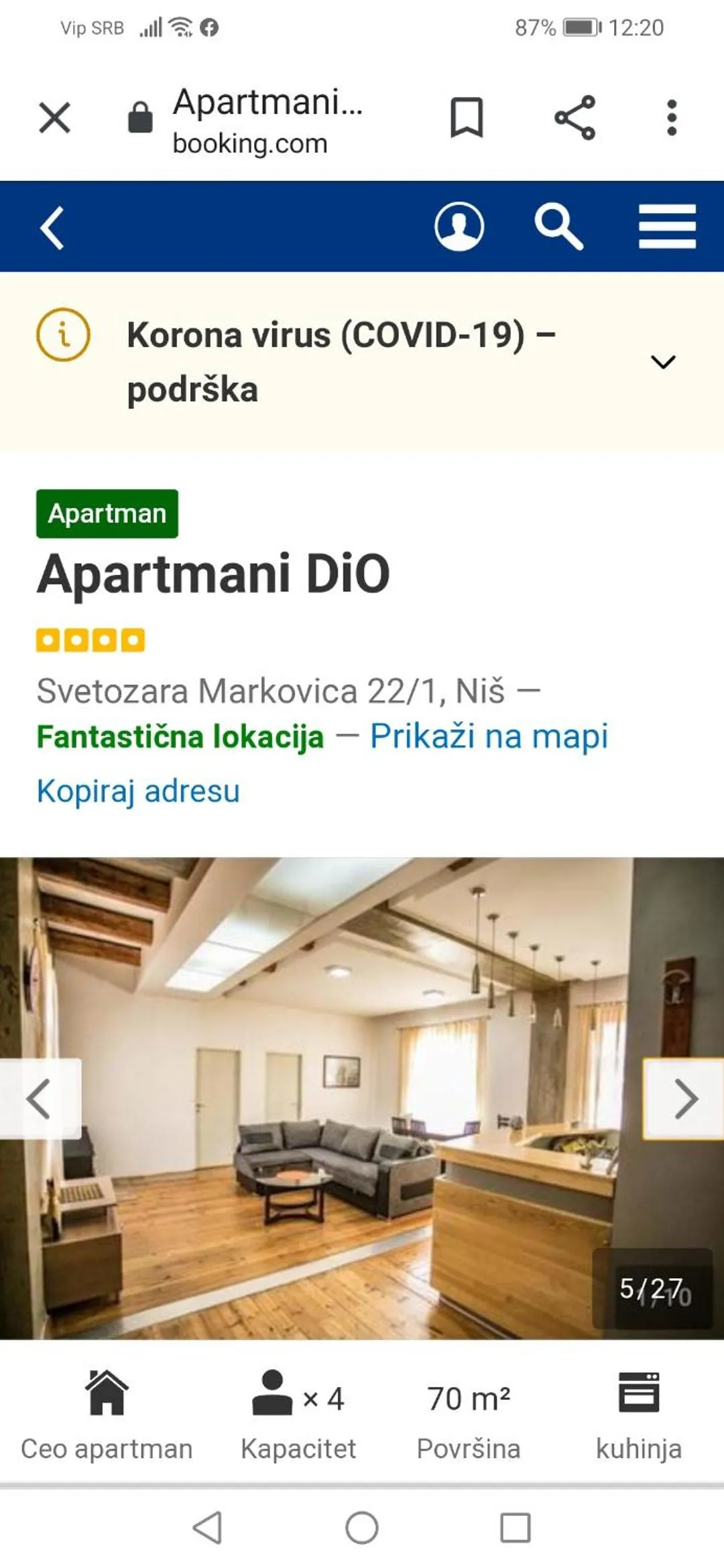 Apartment in Apartmani DiO